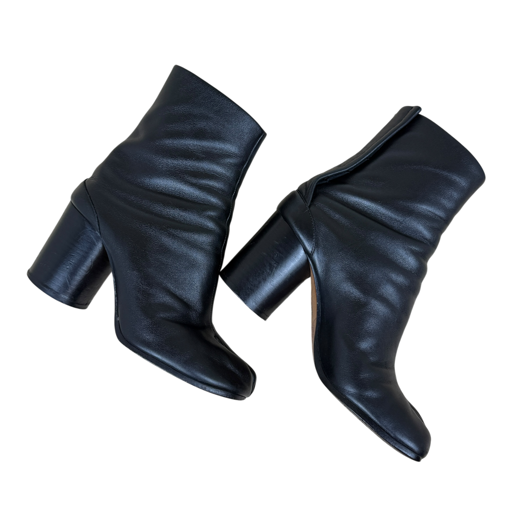 Maison Margiela 80mm Leather Tabi Boots Black (Size EU36.5)