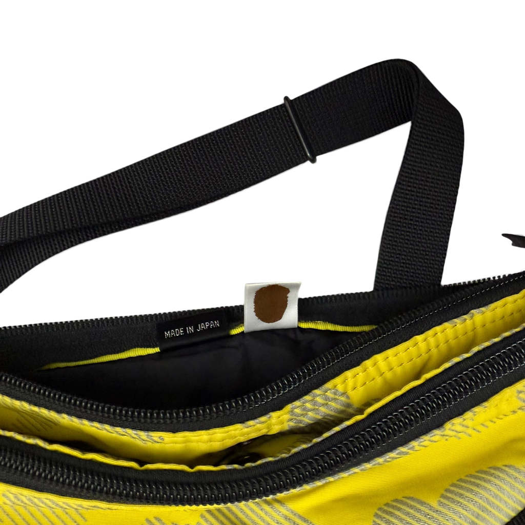 BAPE (A Bathing Ape) x Porter 3M Camo Sacoche Yellow