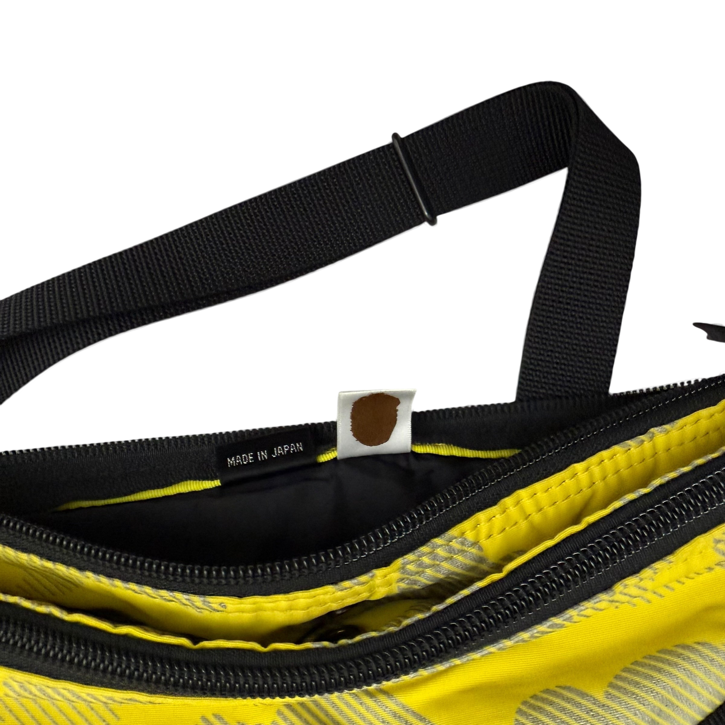 BAPE (A Bathing Ape) x Porter 3M Camo Sacoche Yellow