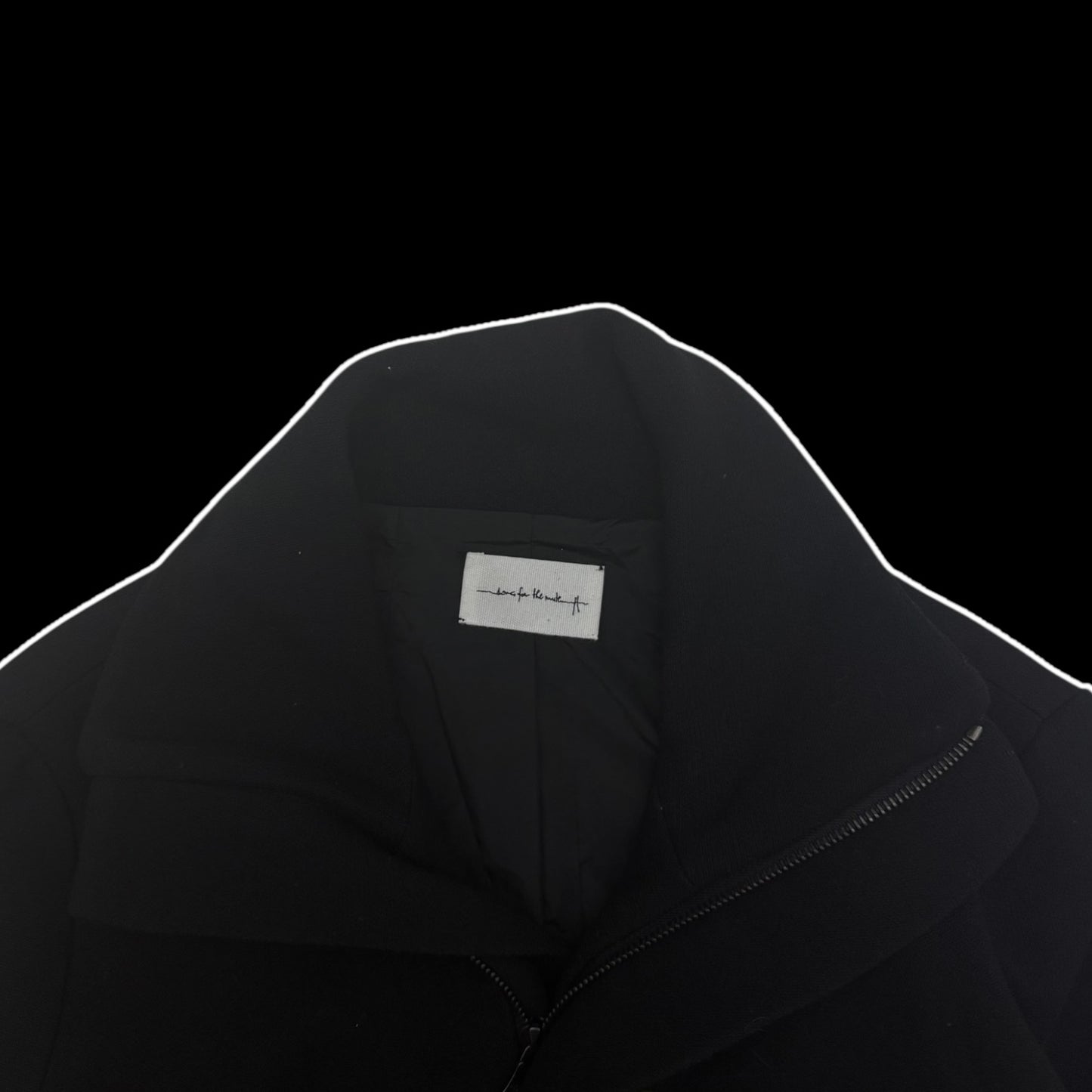 Song For The Mute Bow-Sleeve Wool Jacket Black (Fits M-L)