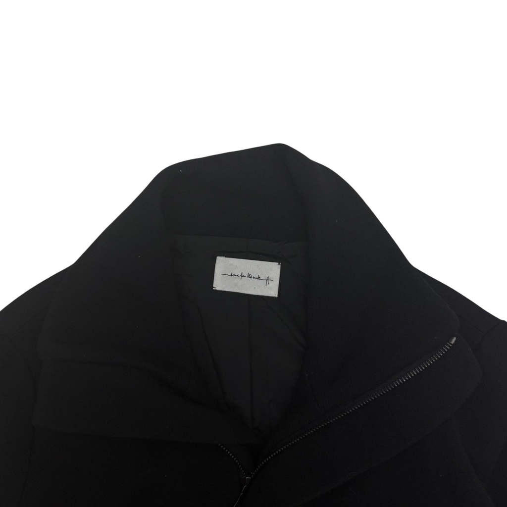 Song For The Mute Bow-Sleeve Wool Jacket Black (Fits M-L)