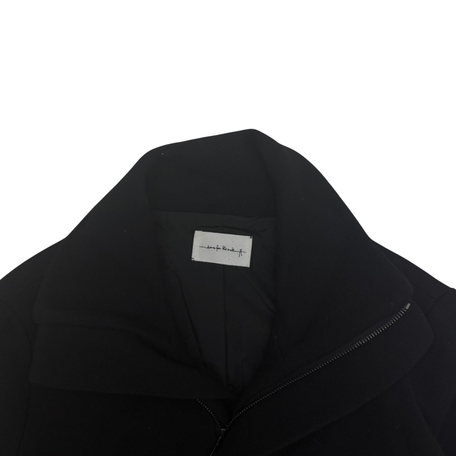 Song For The Mute Bow-Sleeve Wool Jacket Black (Fits M-L)