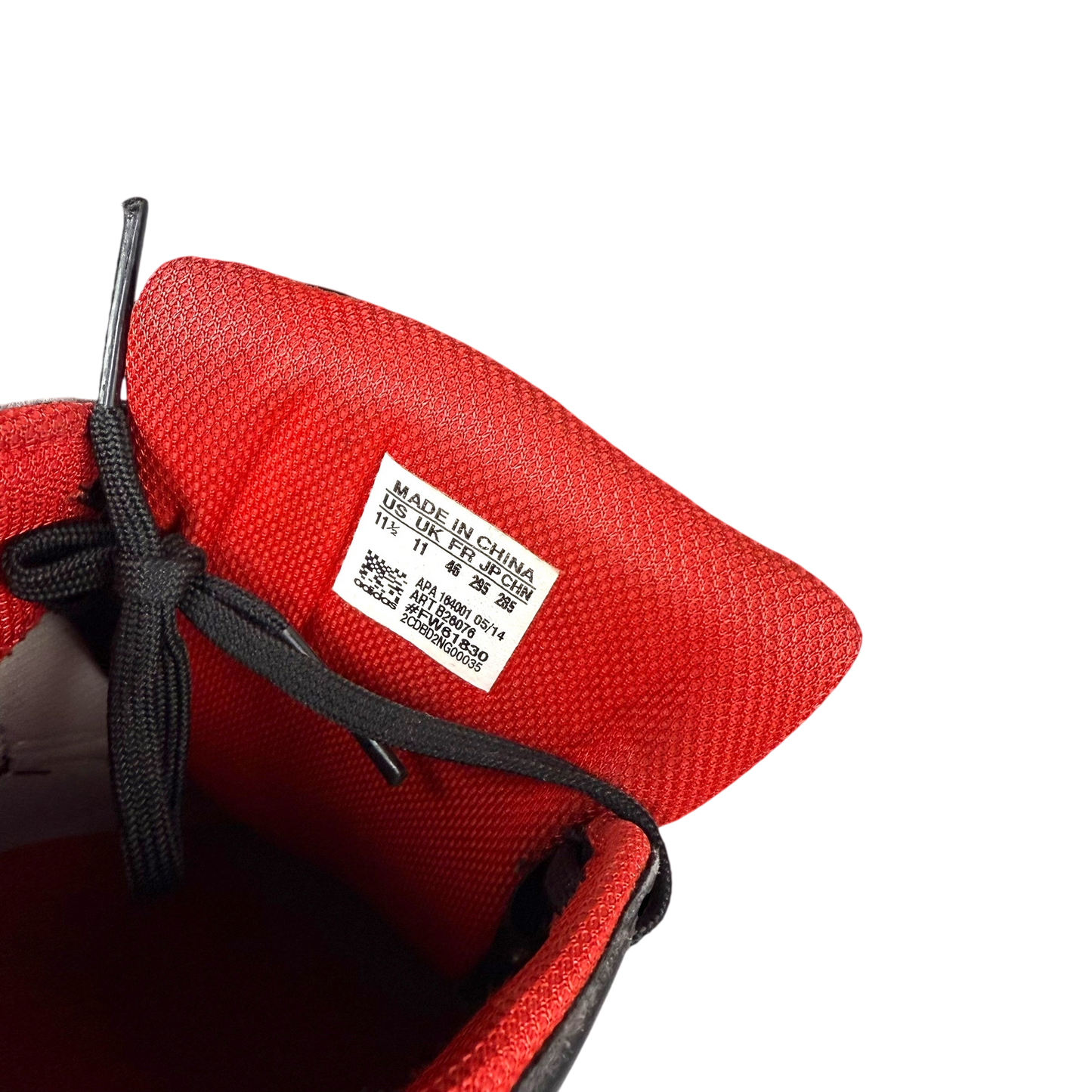 Adidas x Raf Simons SS14 Ozweego 2 Power Red (US11.5/UK11/EU46)