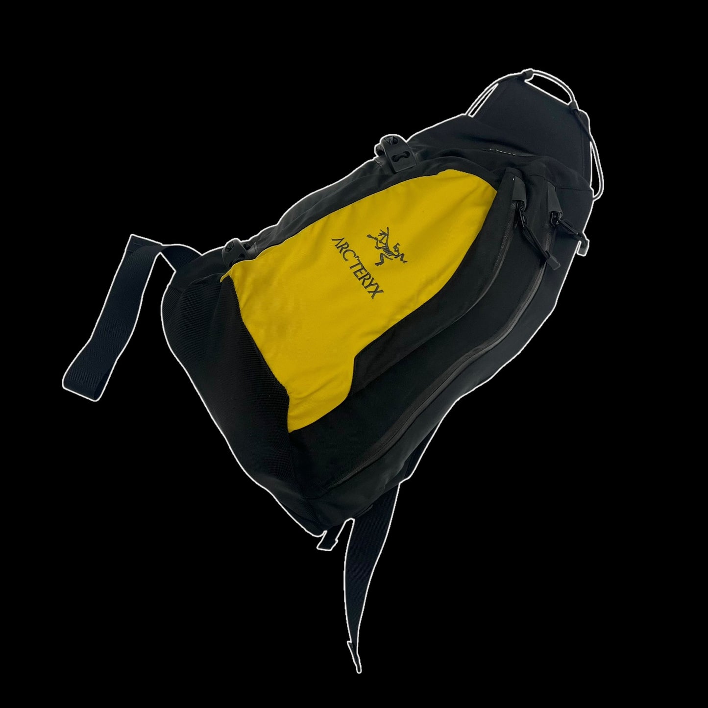 Arc'teryx Vintage Quiver Crossbody Bag Black/Yellow