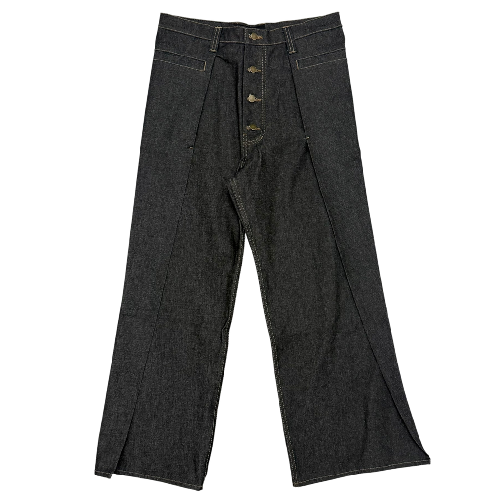 Kraftwork SS 2025 Uniform Pleated Denim Jeans (Fits 34”)