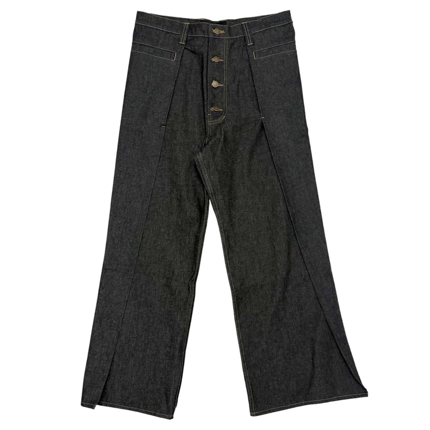 Kraftwork SS 2025 Uniform Pleated Denim Jeans (Fits 34”)