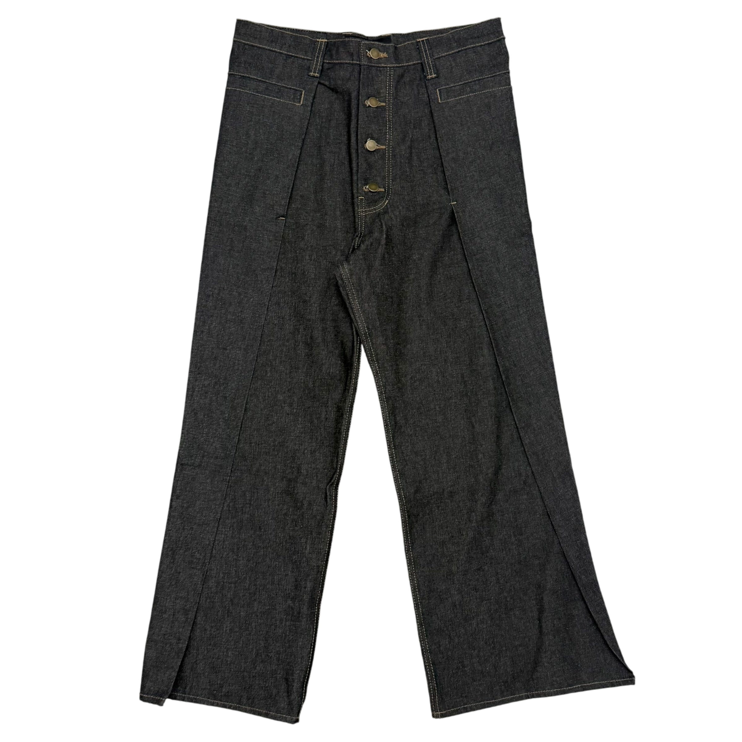Kraftwork SS 2025 Uniform Pleated Denim Jeans (Fits 34”)