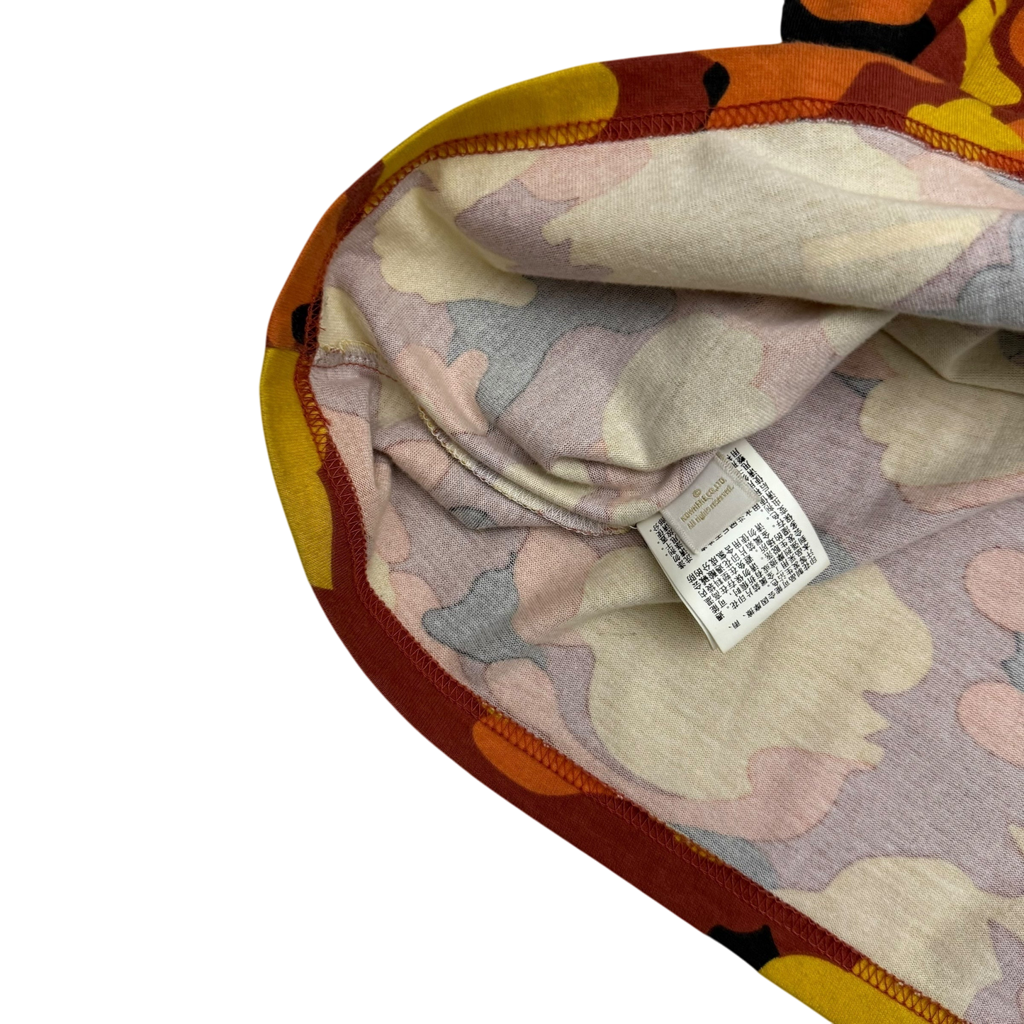 BAPE (A Bathing Ape) 1st Camo Shark T-shirt Orange (Fits M-L)