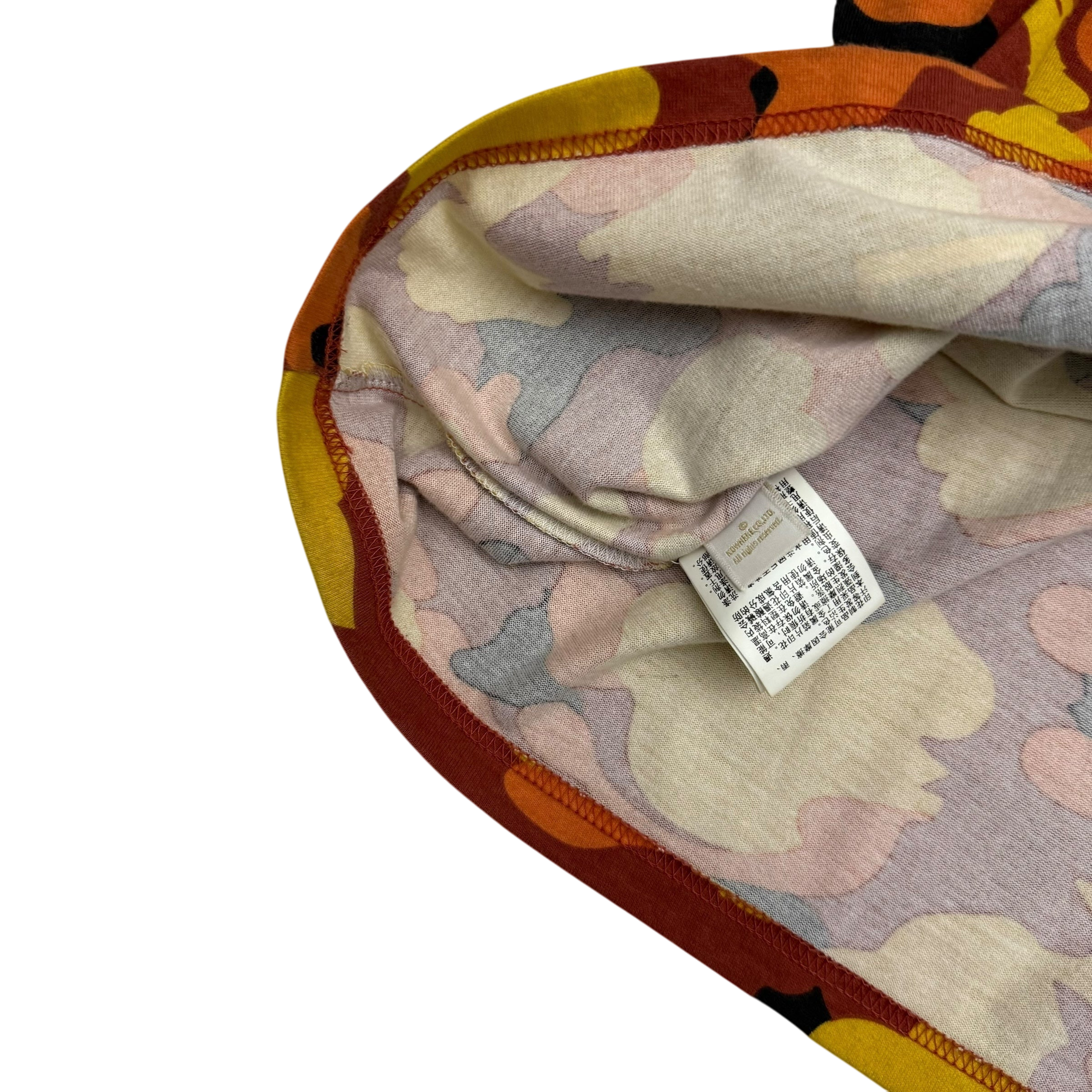 BAPE (A Bathing Ape) 1st Camo Shark T-shirt Orange (Fits M-L)