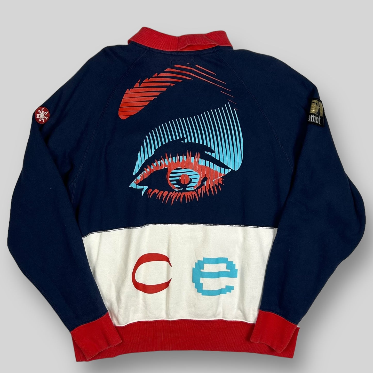 Rare Cav Empt CAV-UAL Collared Sweatshirt (Size M)