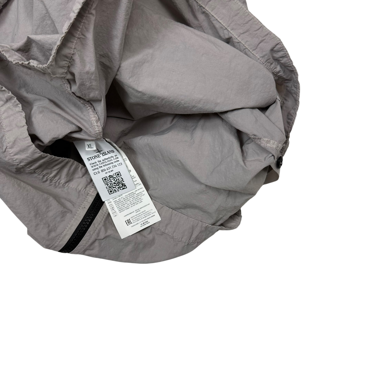 Stone Island Zip Up Utility Overshirt Grey (Size XL)