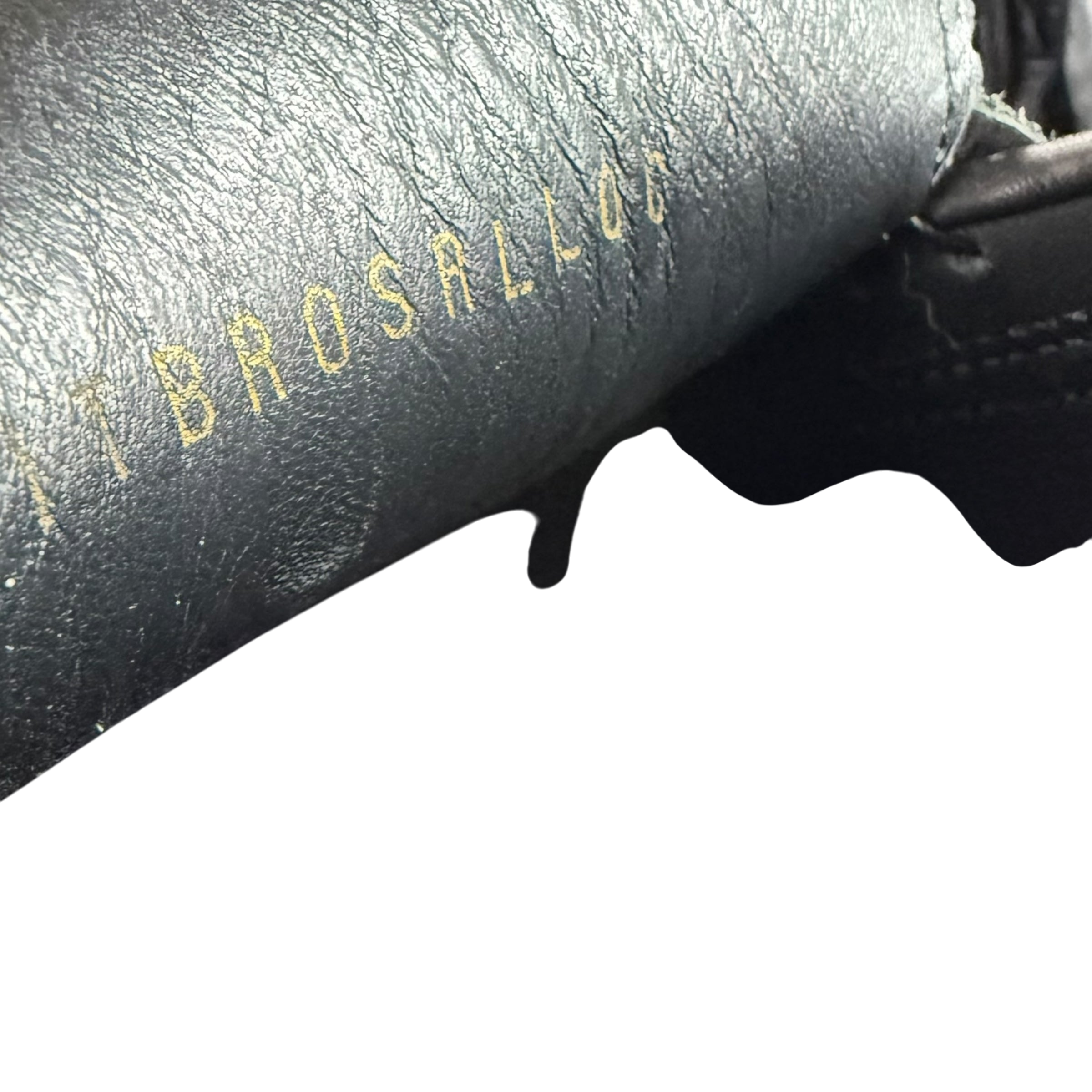 Burberry Kiltie Fringe Leather Loafers Black /Yellow (Fits US10.5-11)