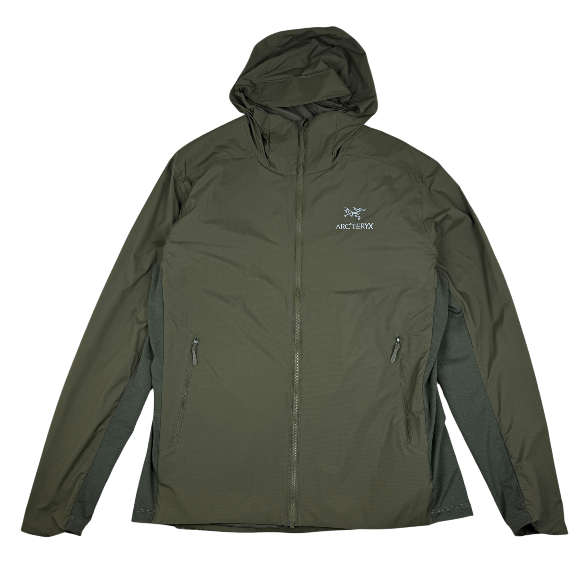 Arc’teryx Atom SL Down Hooded Jacket Khaki Green (Size L)