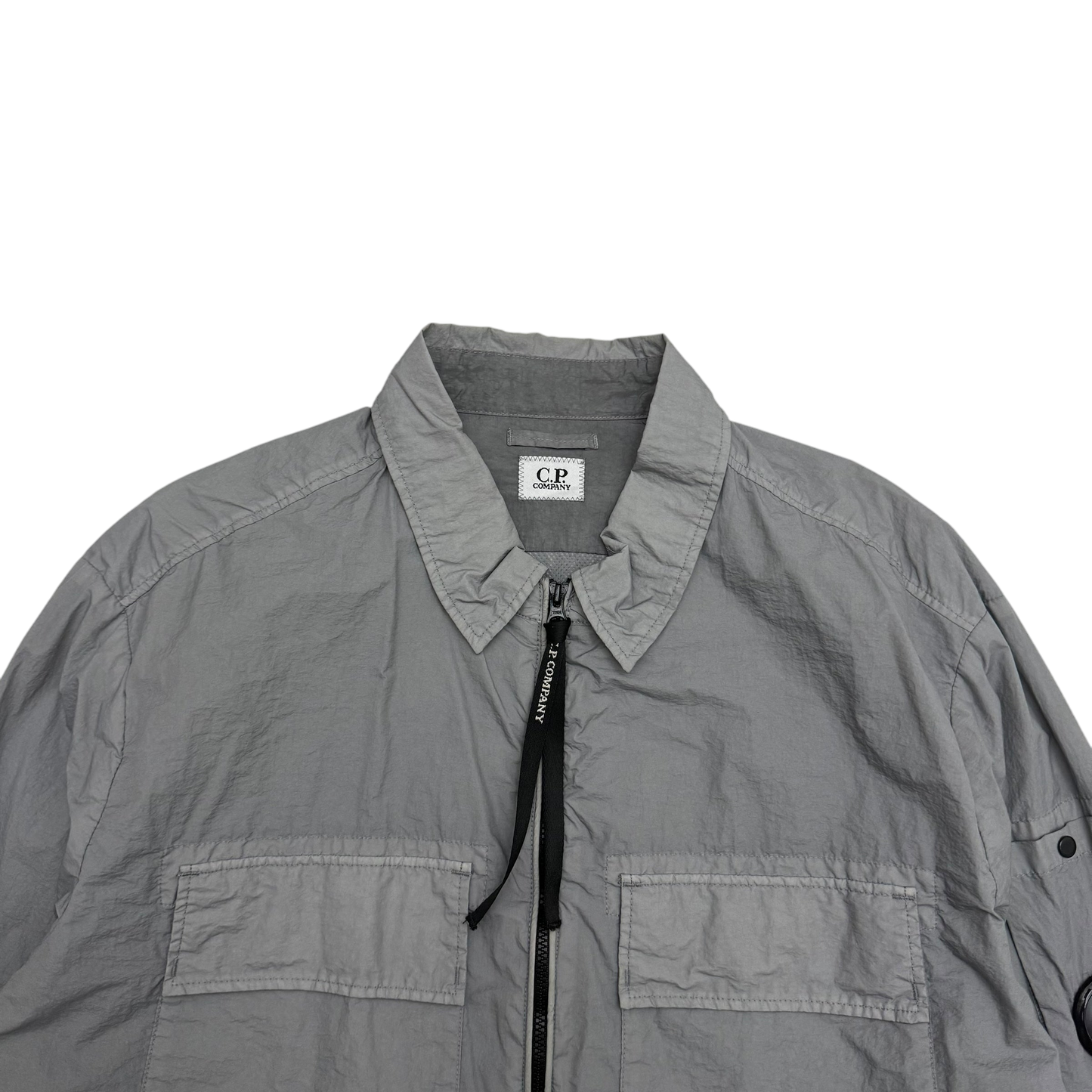 C.P. Company Taylon L Nylon Shell Overshirt Grey (Fits L-XL)