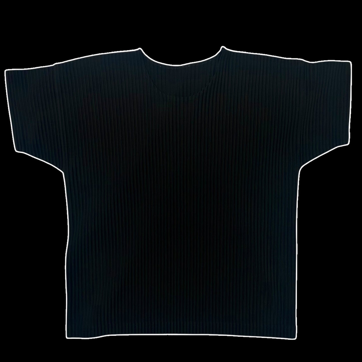 Issey Miyake Homme Plissé T-Shirt Black (Fits S-M)