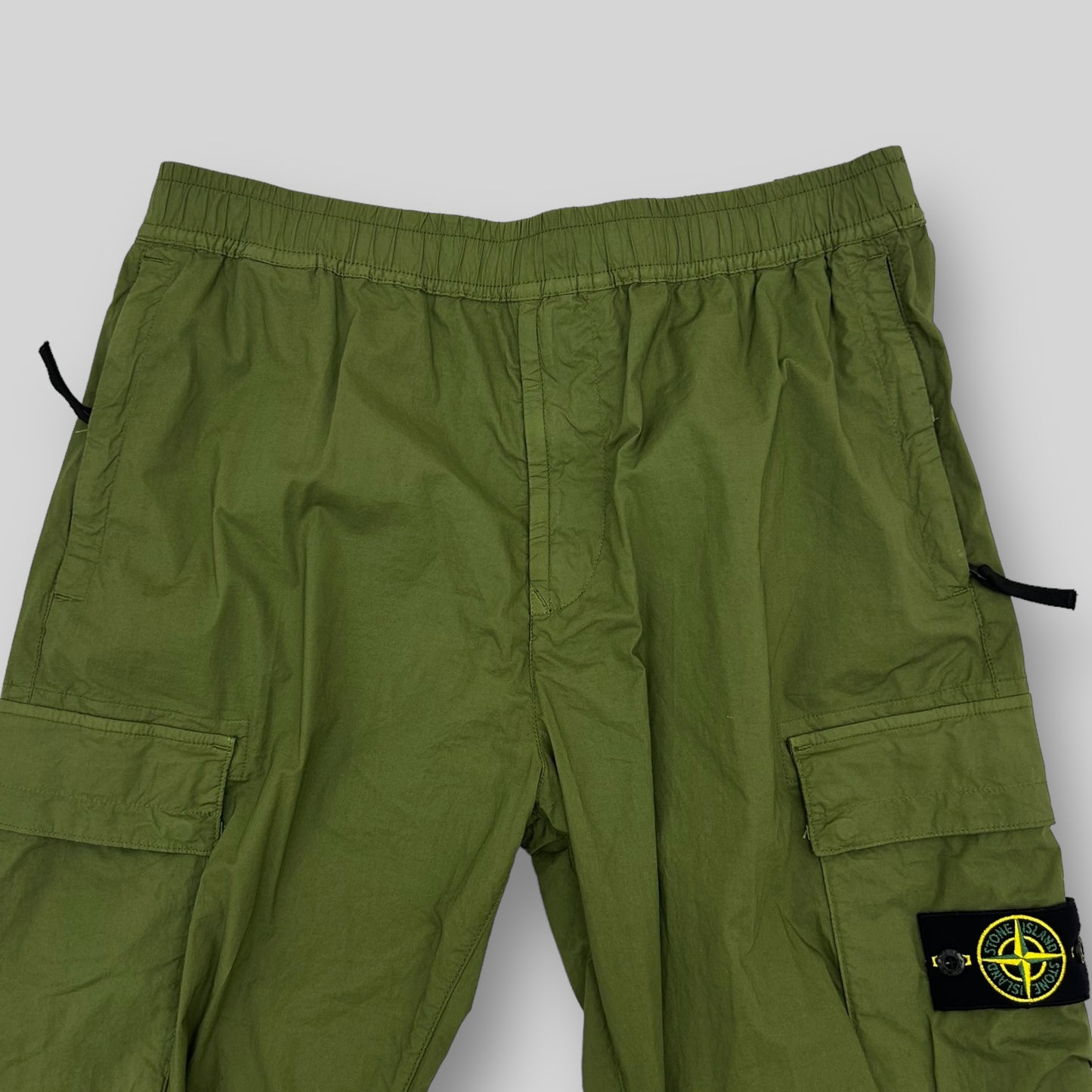 Stone Island RE-T Cargo Pants Olive Green (Size 36”)