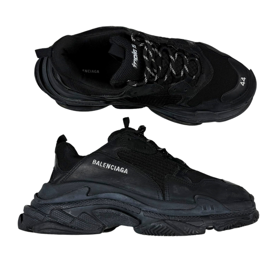 Balenciaga 2017 Triple S Pre-Distressed Triple Black (US11/UK10/EU44)