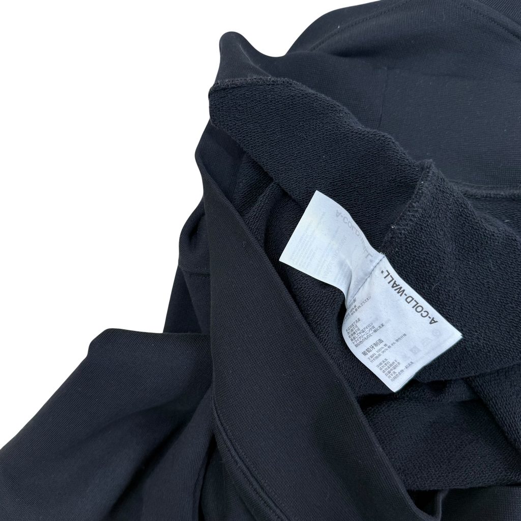 A-COLD-WALL* (ACW) Essential Logo Printed Hoodie Black (Fits M-L)