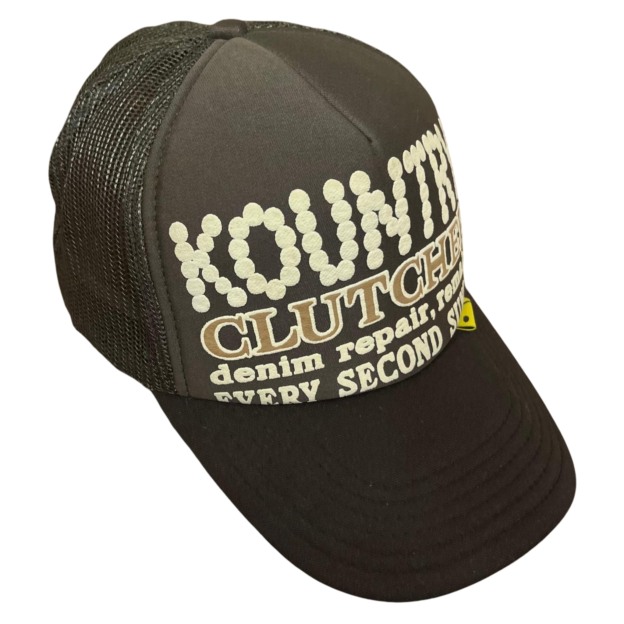 Kapital Kountry Pearl Grey / Black Trucker Cap