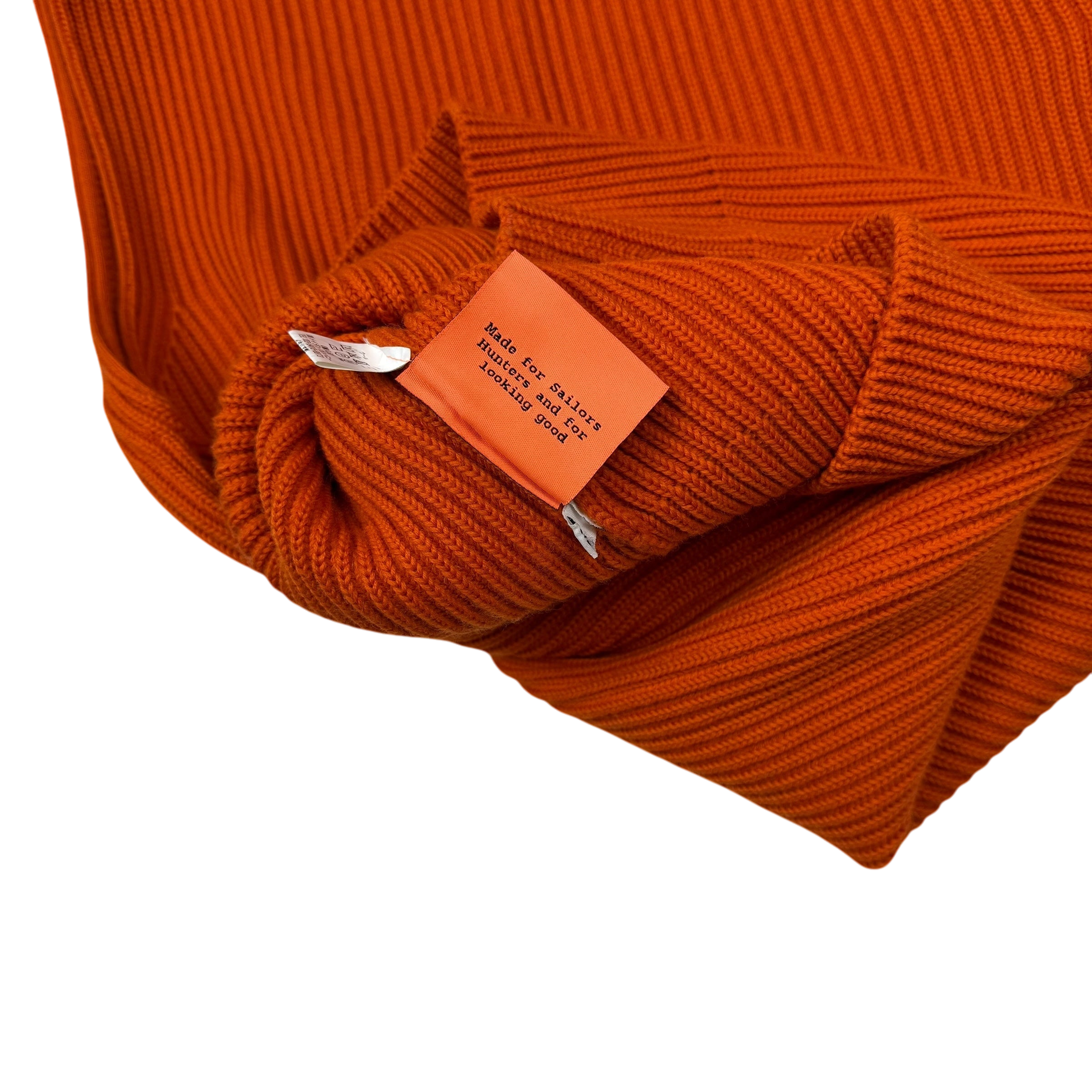 Andersen-Andersen Heavyweight Wool Knit Vest Orange (Size M)