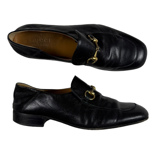 Gucci Jordaan Horsebit Leather Loafers Black (fits US10.5-11)