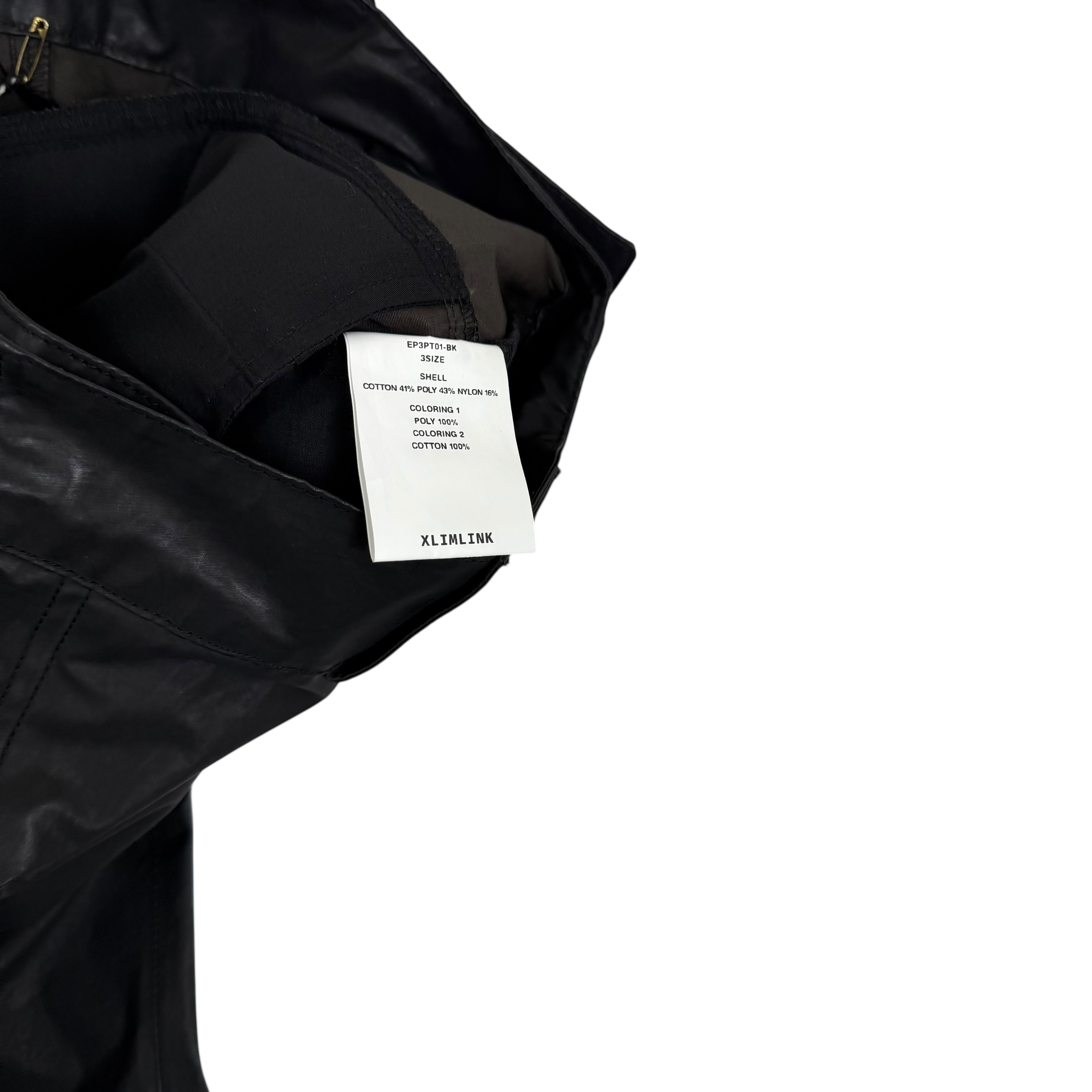 XLIM Ep.3 Synopsis 01 Trousers Black (Size L)
