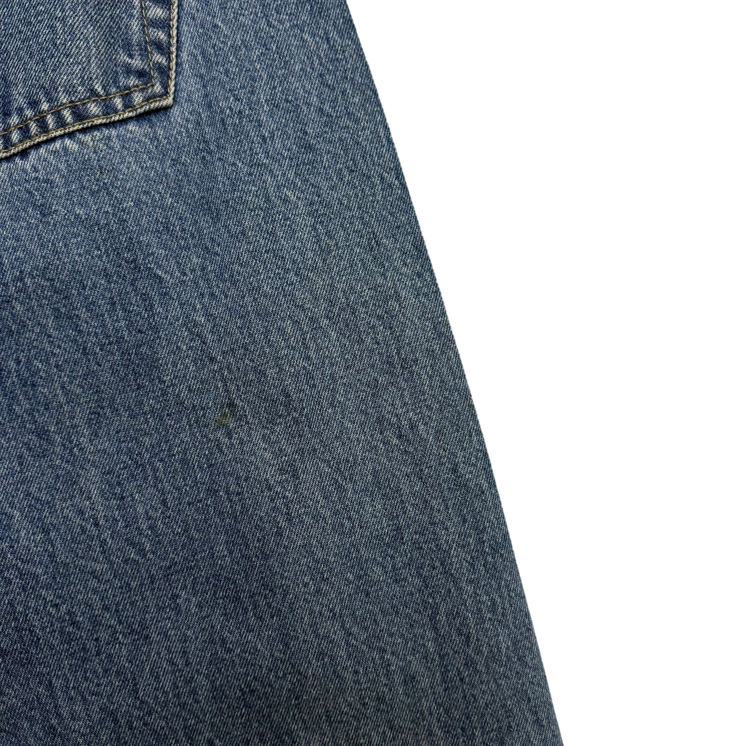 Marithé François Girbaud 2000s Straight Leg Koi Fish Print Jeans (Fits 33”)