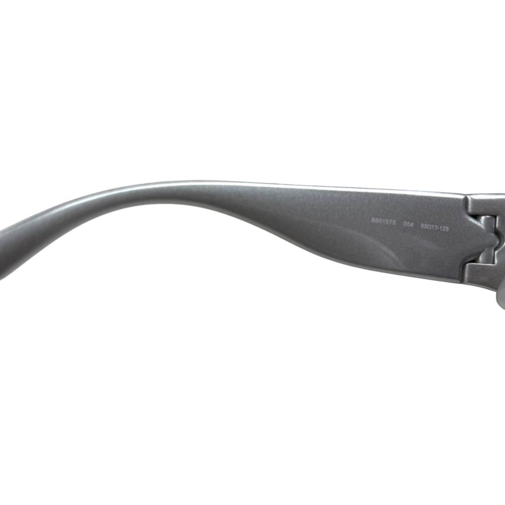 Balenciaga Swift Oval Sunglasses Silver