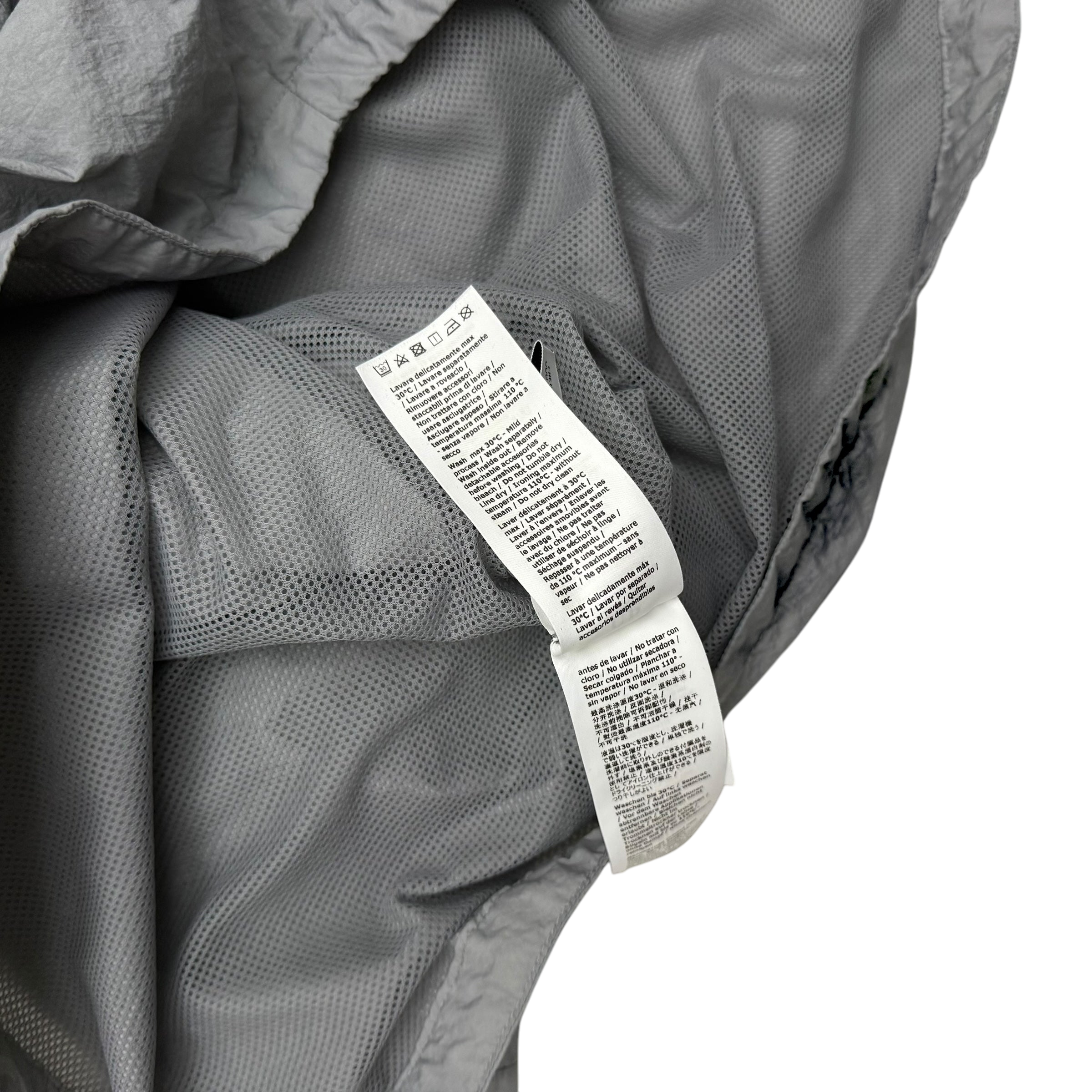 C.P. Company Taylon L Nylon Shell Overshirt Grey (Fits L-XL)