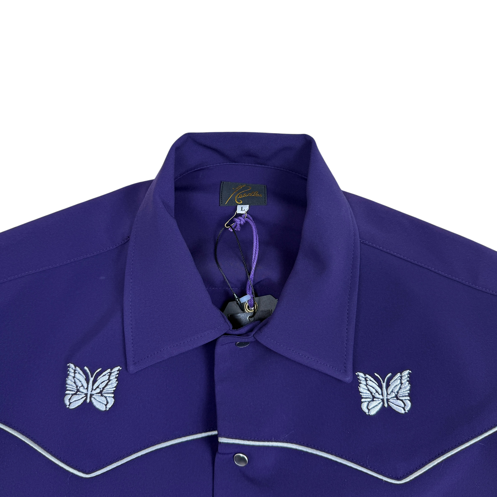 Needles AW22 Piping Cowboy Jacket Purple (Size L)