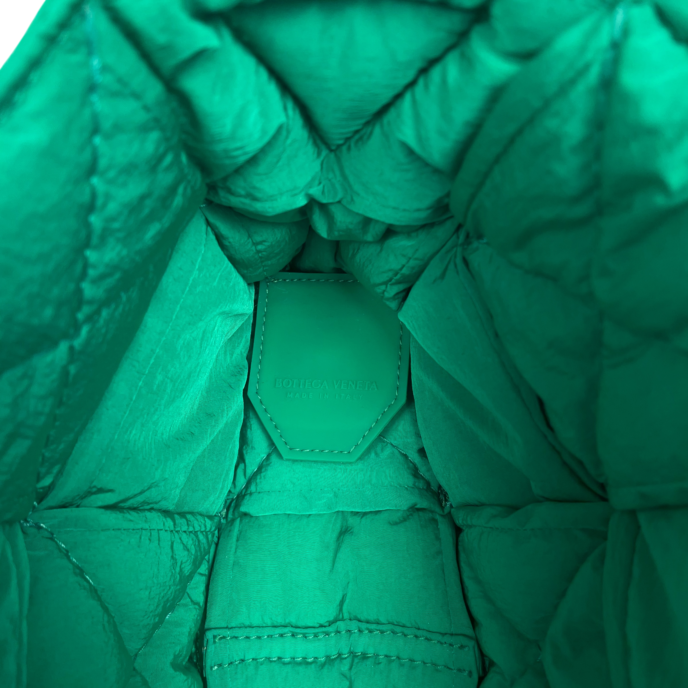 Bottega Veneta Cassette Padded Crossbody Bag Green