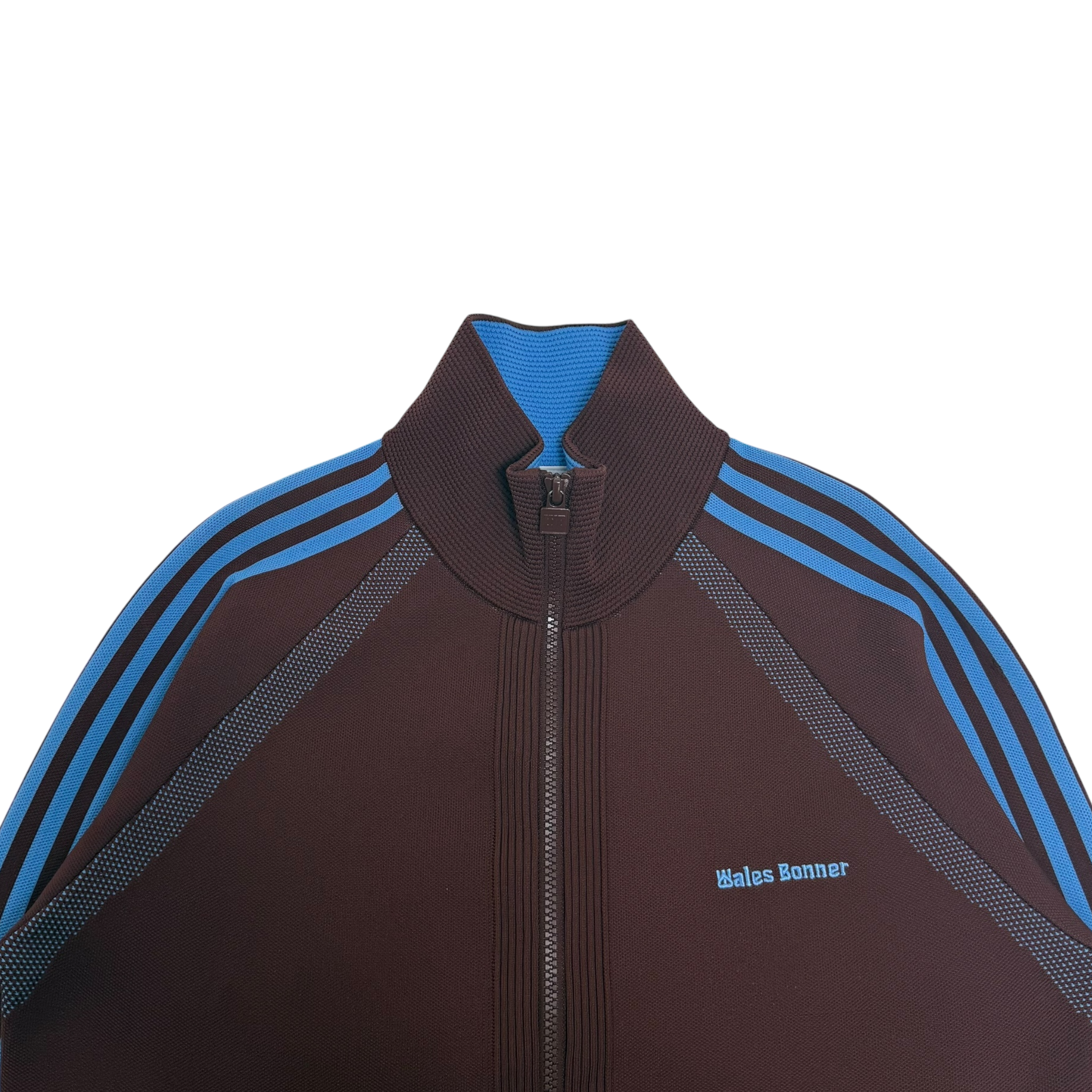 Wales Bonner x Adidas Knitted Track Jacket Burgundy/Blue (Size S)