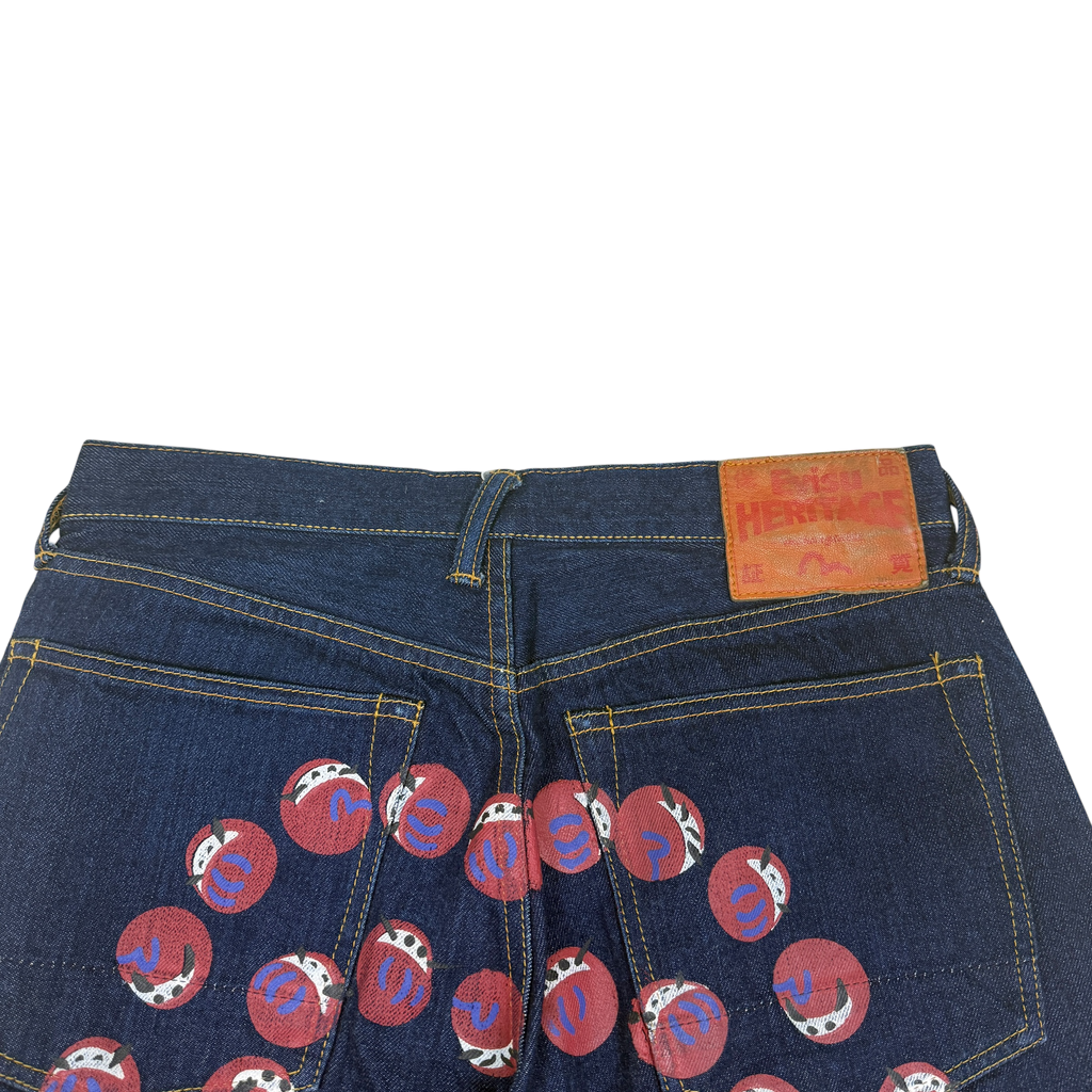 Evisu 00s Dot Daicock Japanese Denim Jeans (Size 32”)