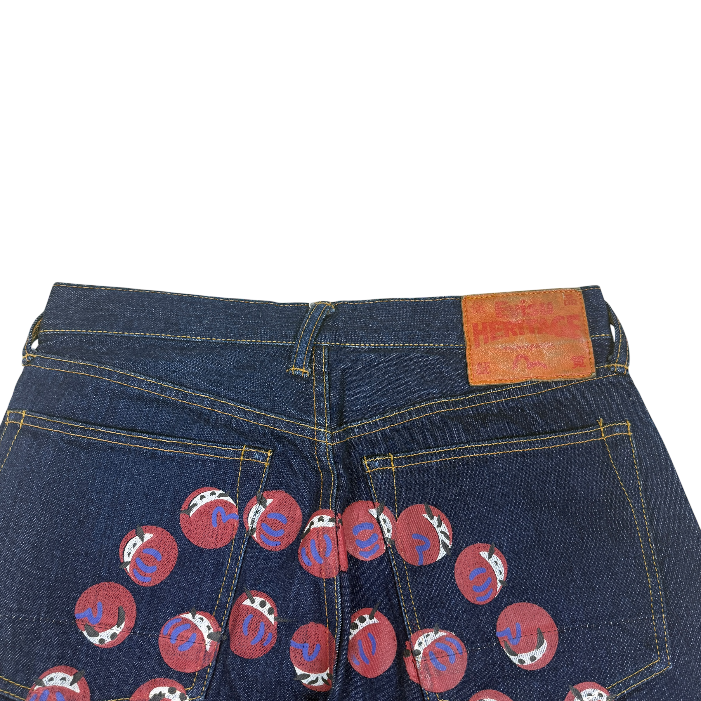 Evisu 00s Dot Daicock Japanese Denim Jeans (Size 32”)