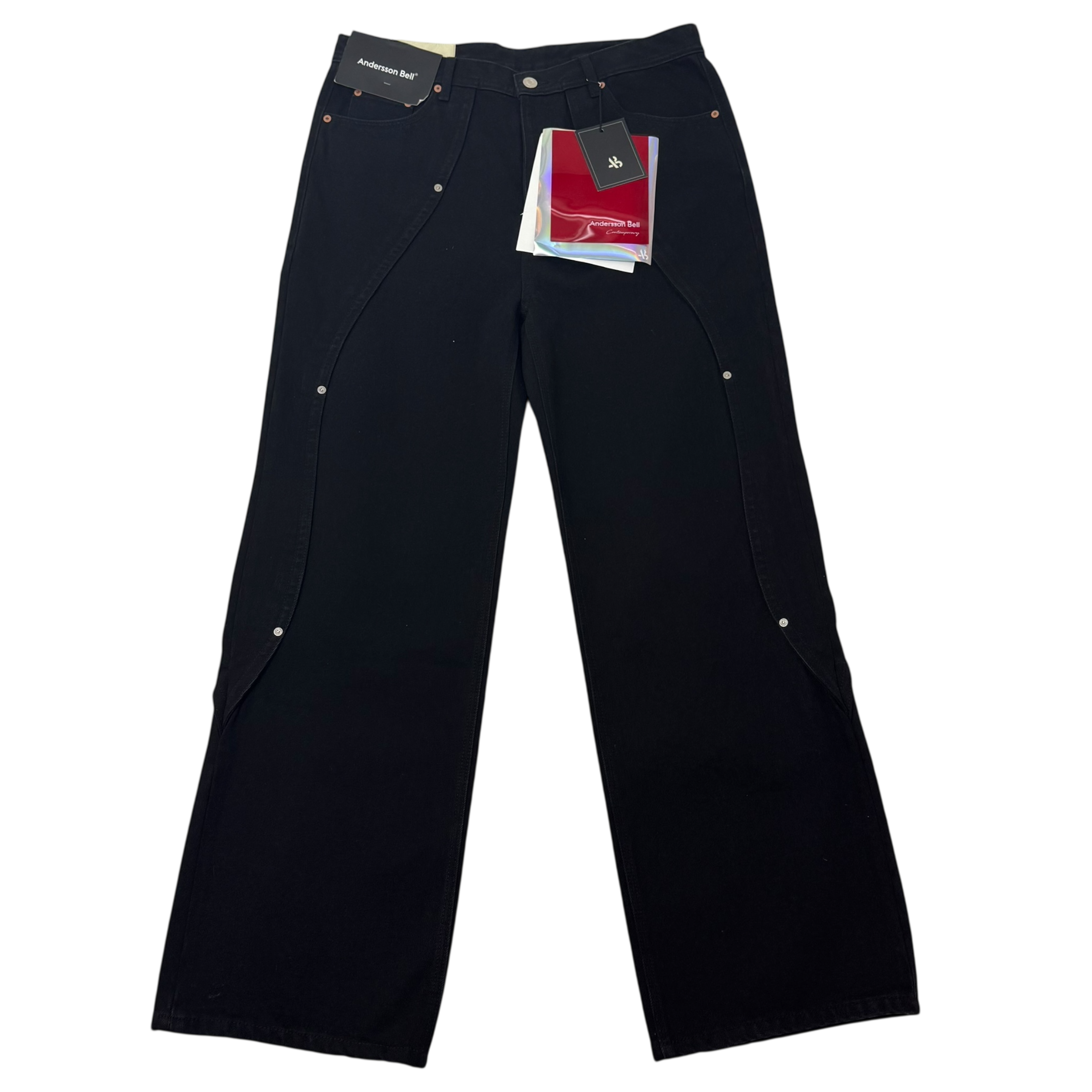 Andersson Bell Matthew Curved Jeans Black (Size 34”)