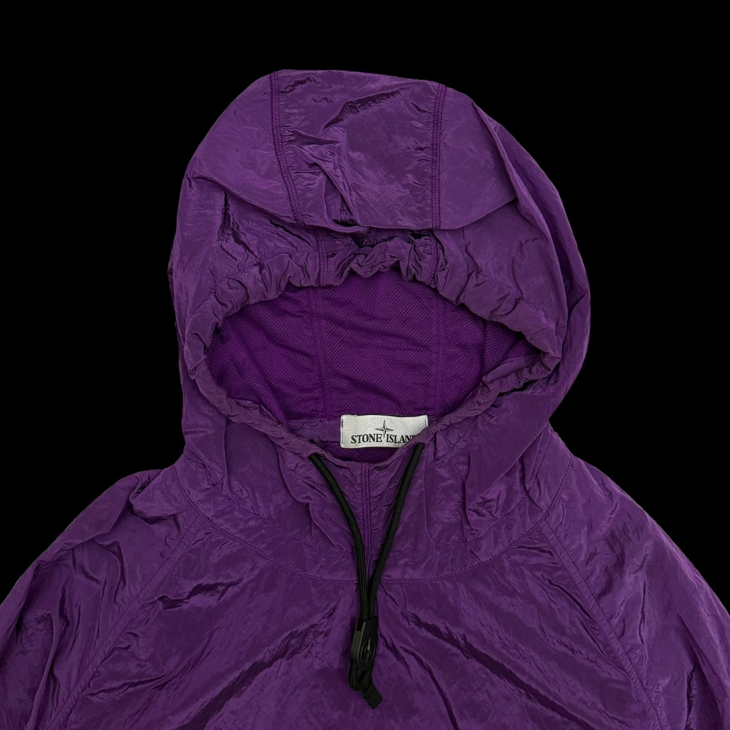 Stone Island 2018 Nylon Metal Smock Jacket Purple (Size XL)