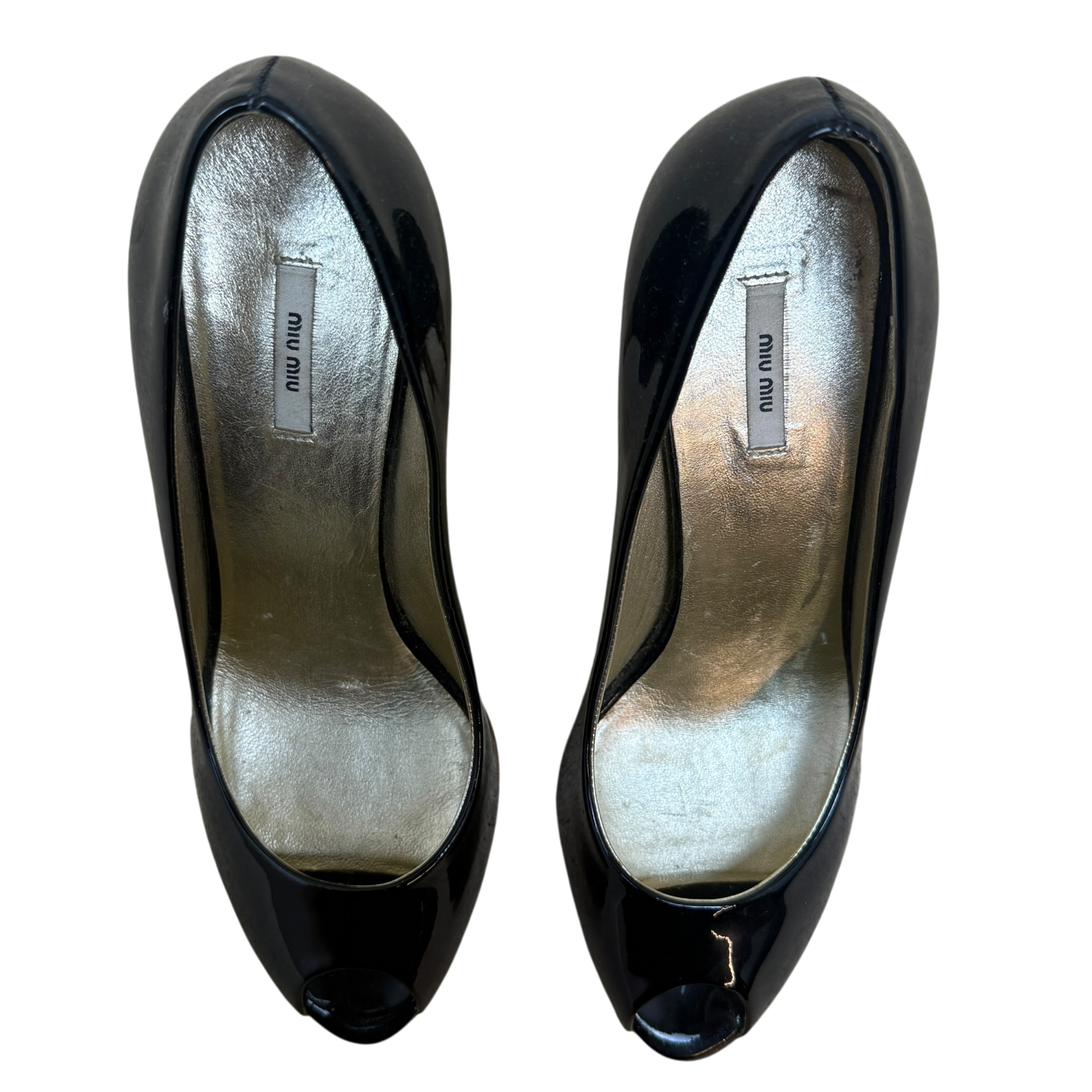 Miu Miu Patent Leather Pumps Black (Size EU36.5)