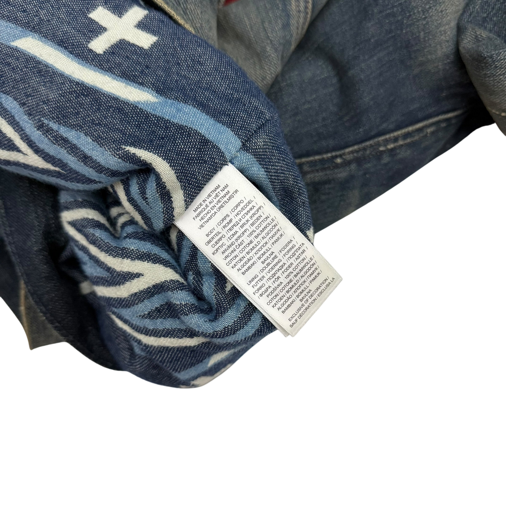 Polo Ralph Lauren x Naiomi Glasses Denim Trucker Jacket Faded Blue (Size M)