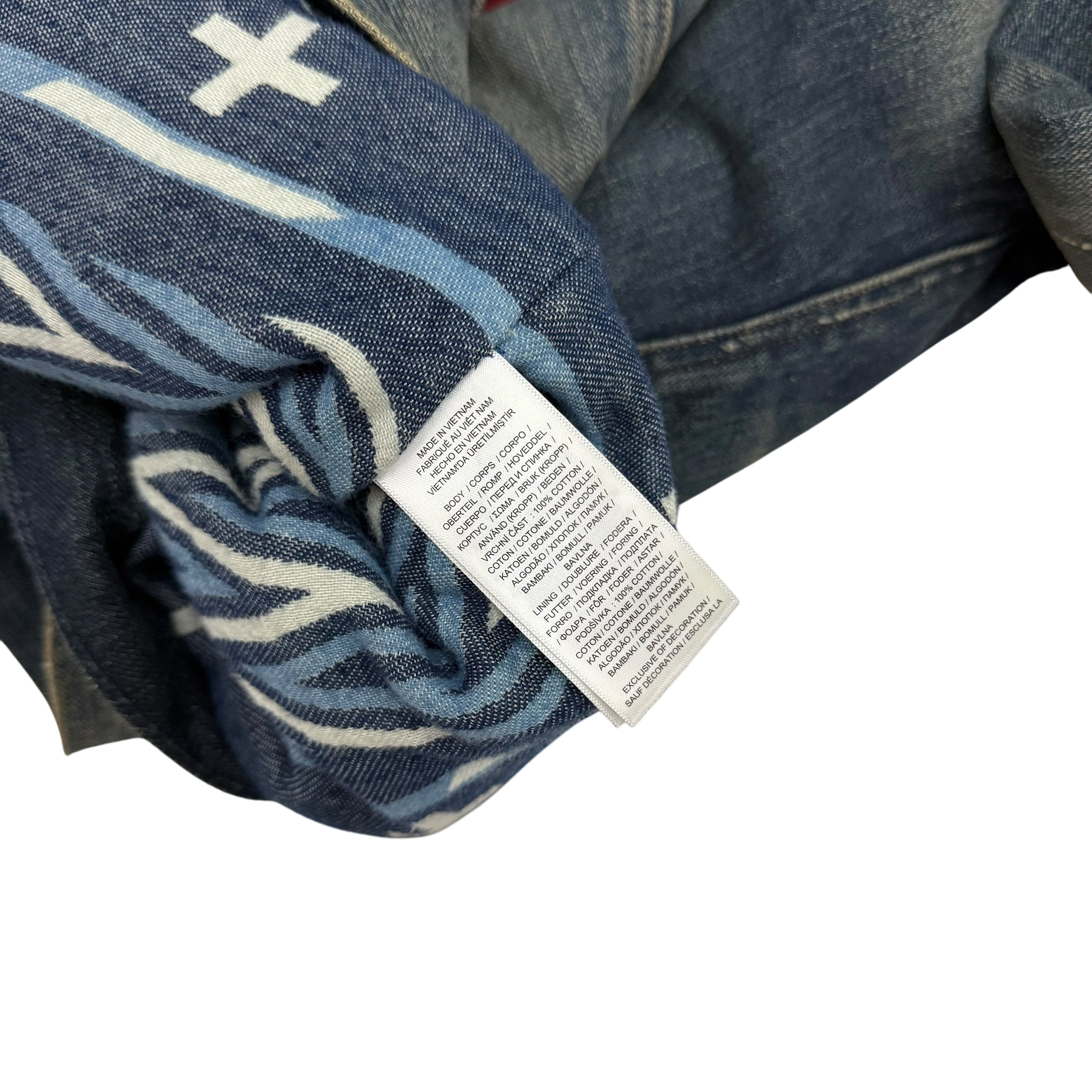 Polo Ralph Lauren x Naiomi Glasses Denim Trucker Jacket Faded Blue (Size M)