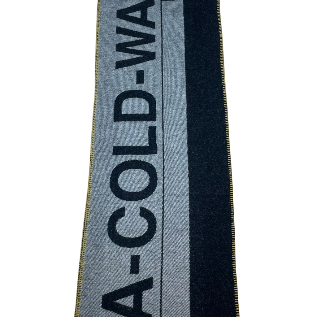 A-COLD-WALL Wool Printed Scarf Grey / Black (One Size)