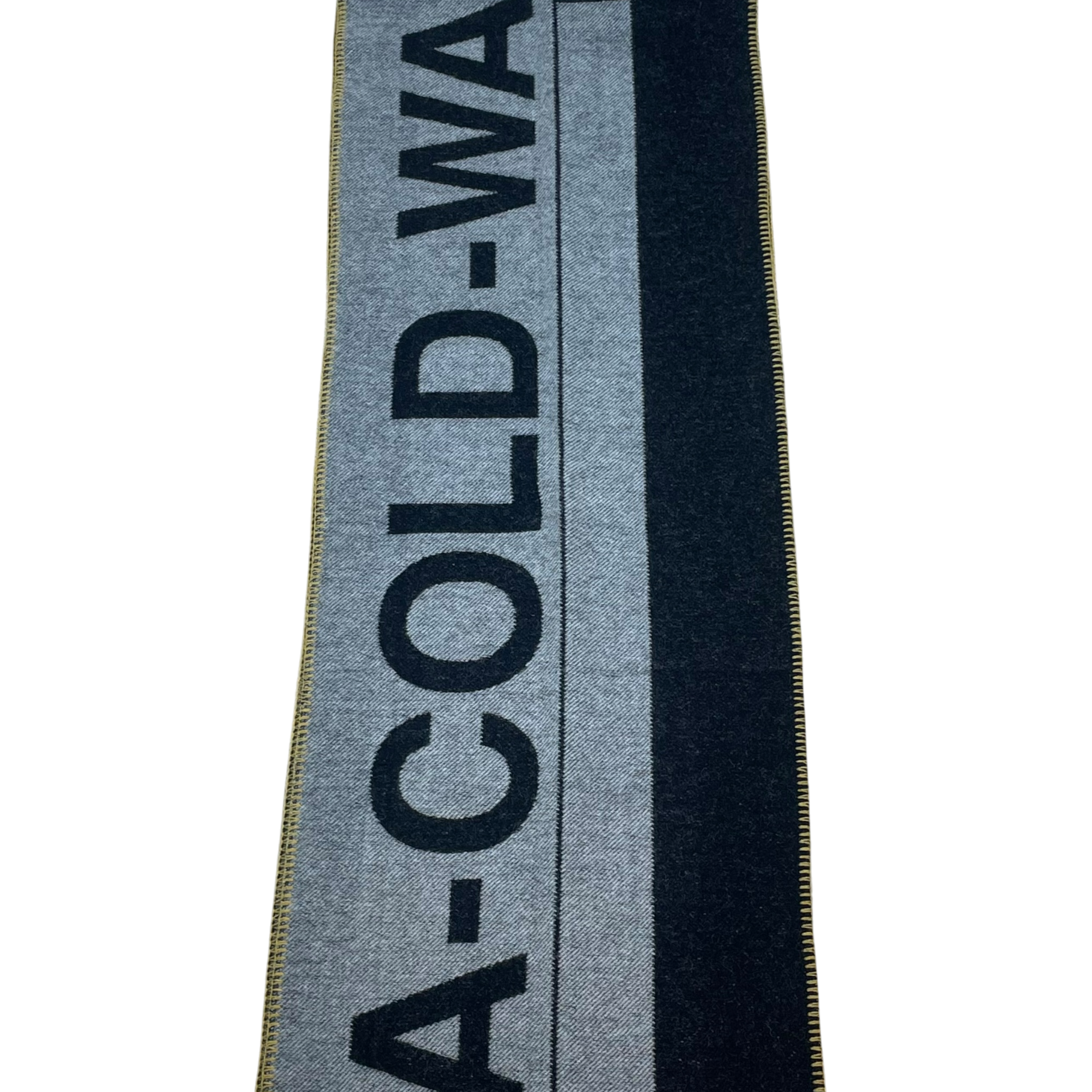 A-COLD-WALL Wool Printed Scarf Grey / Black (One Size)