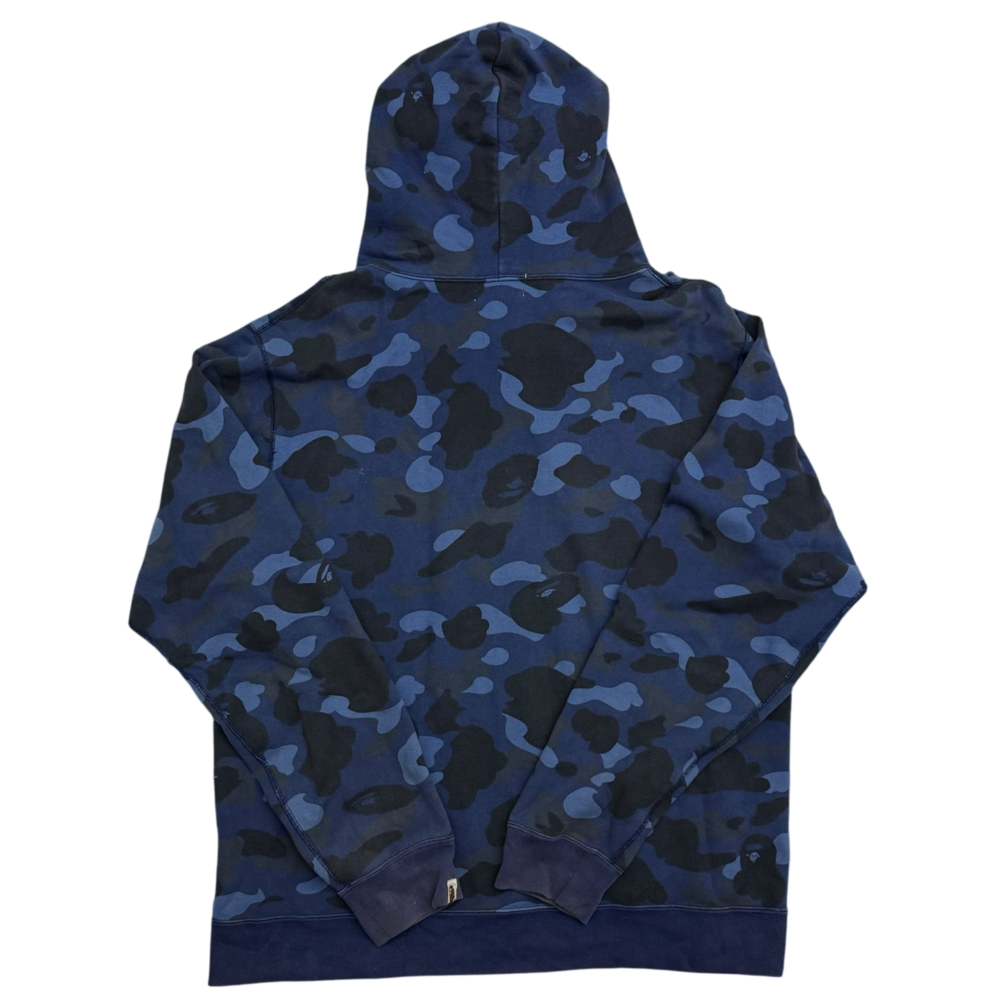 BAPE (A Bathing Ape) 1st Camo Hoodie Blue (Fits XL)