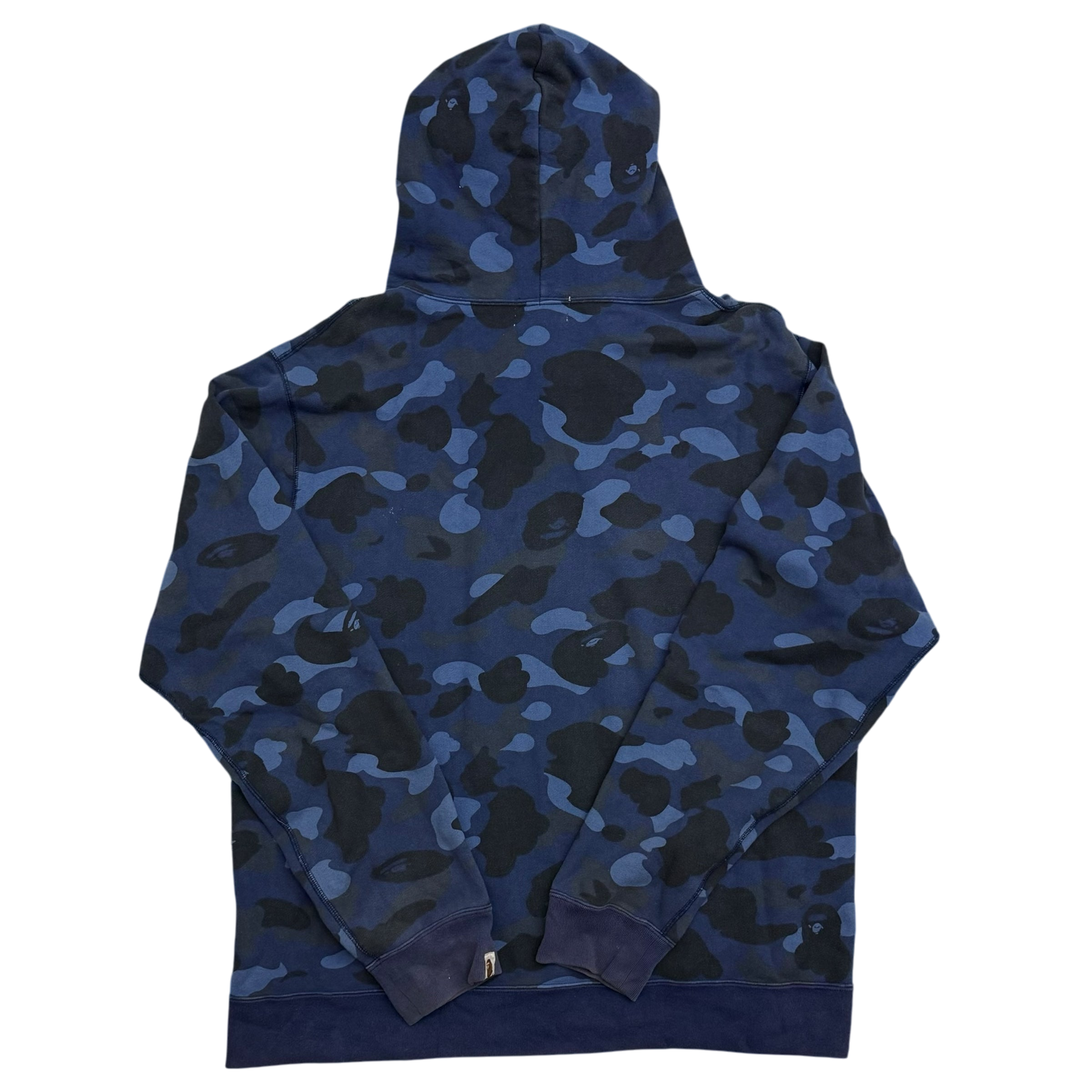 BAPE (A Bathing Ape) 1st Camo Hoodie Blue (Fits XL)