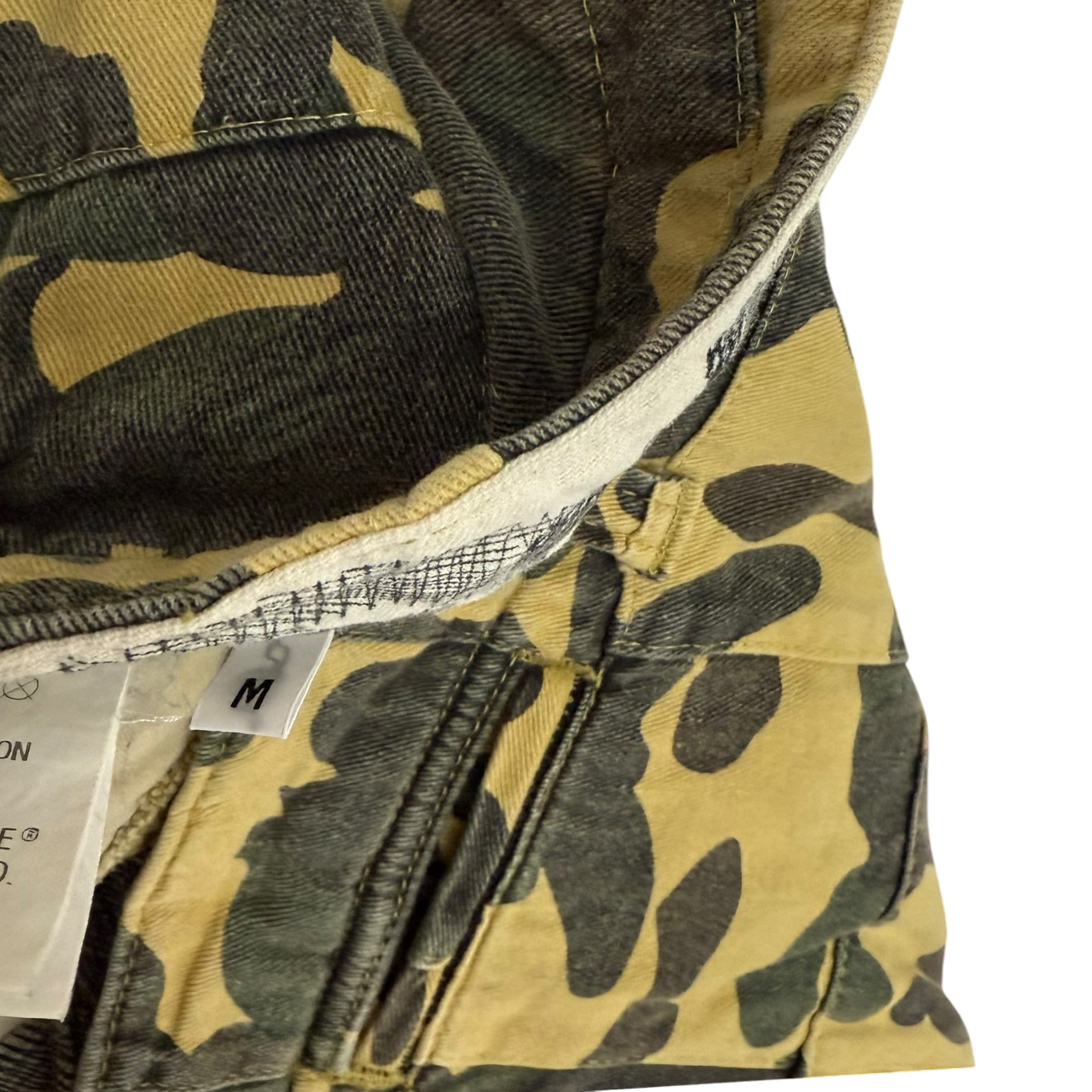 Bape (A Bathing Ape) Camo Patchwork Shorts (Size M)