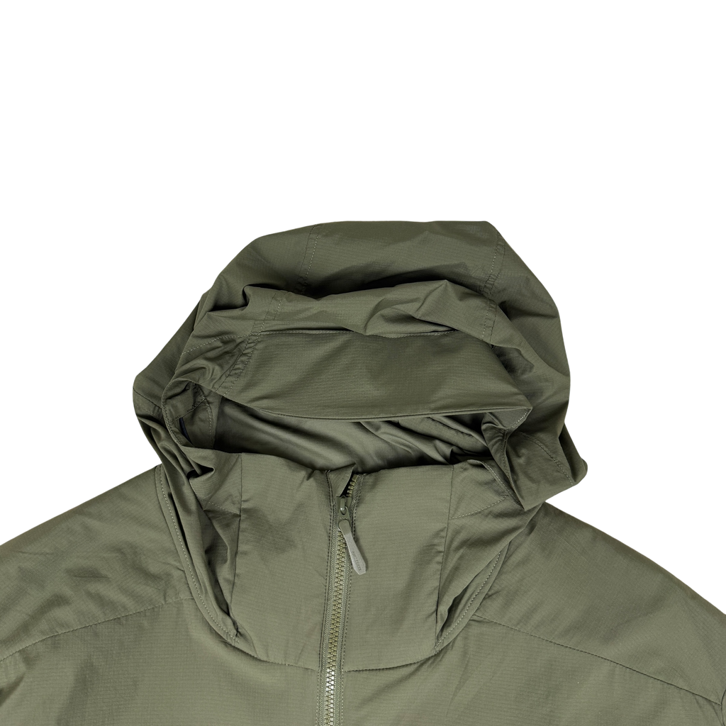 Arc’teryx Atom SL Down Hooded Jacket Khaki Green (Size L)