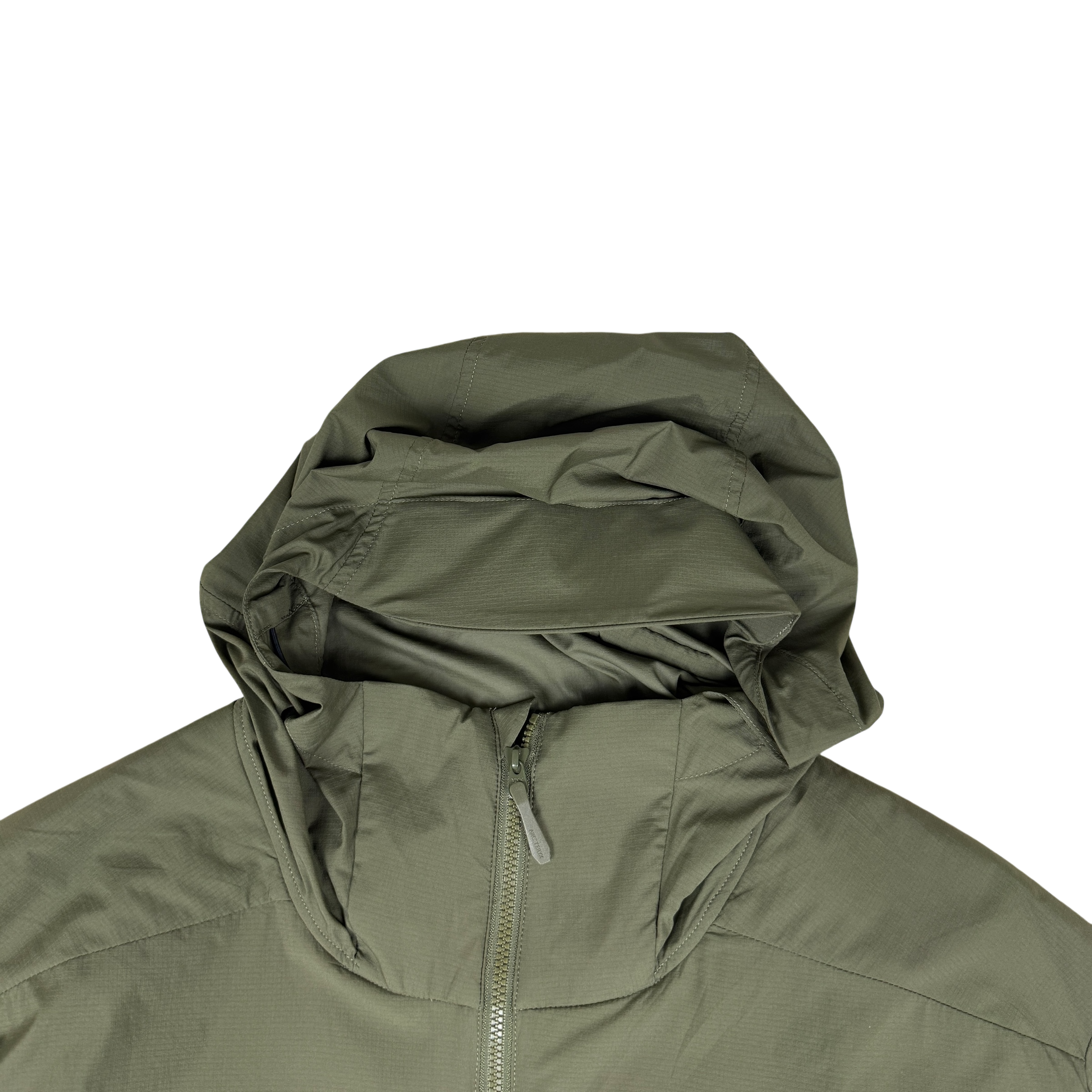 Arc’teryx Atom SL Down Hooded Jacket Khaki Green (Size L)
