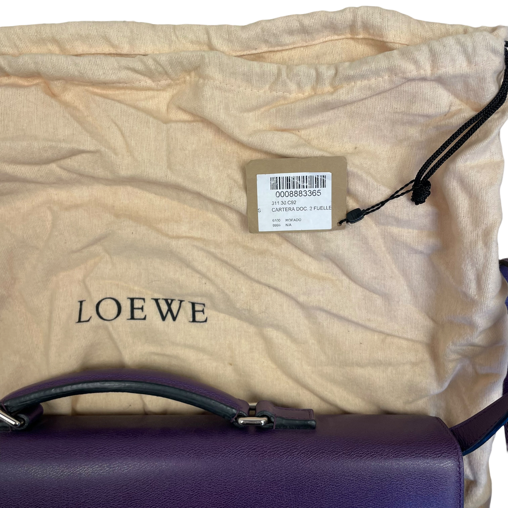 Loewe Anagram Briefcase Bag