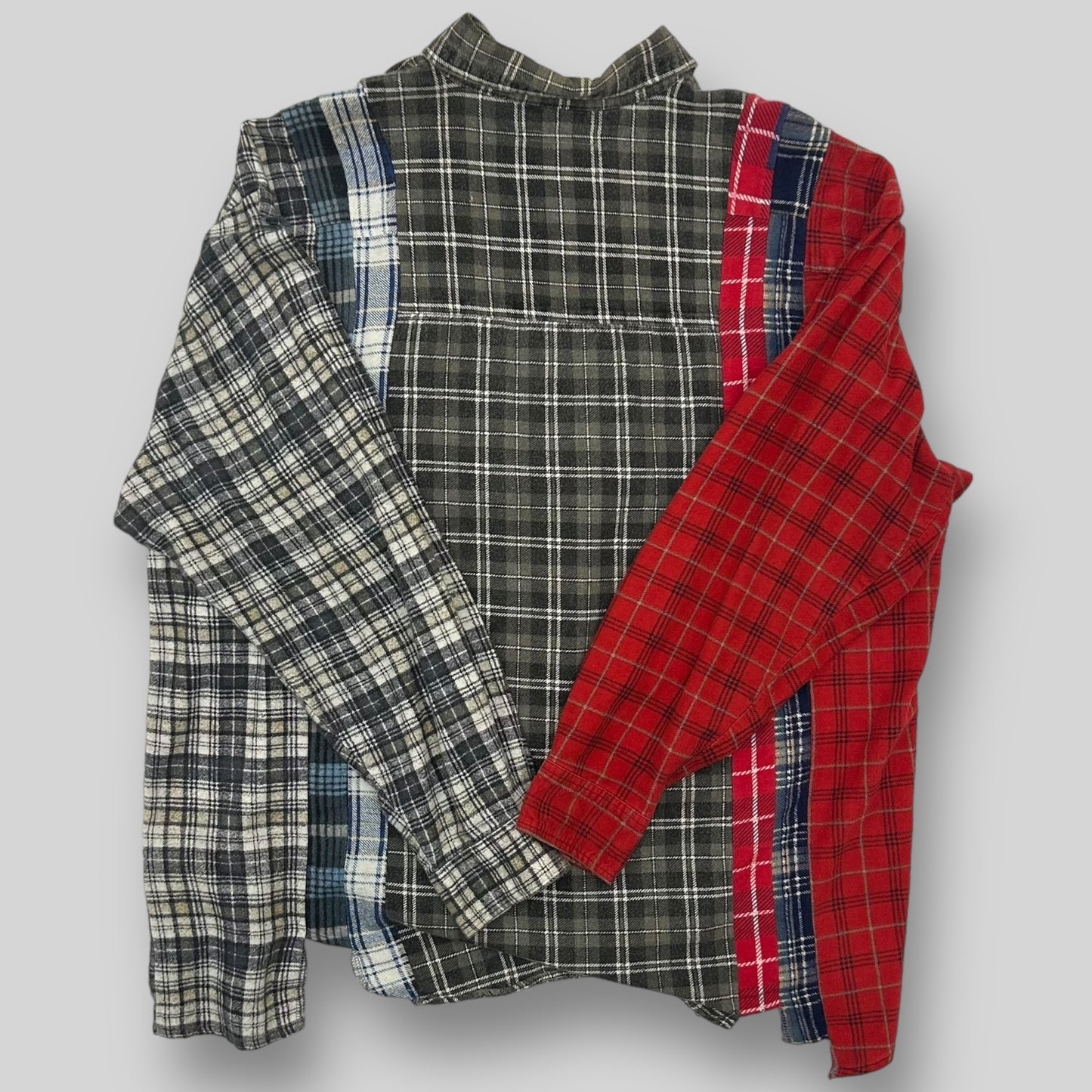 Needles Rebuild 7 Cut Flannel Shirt (Size L)