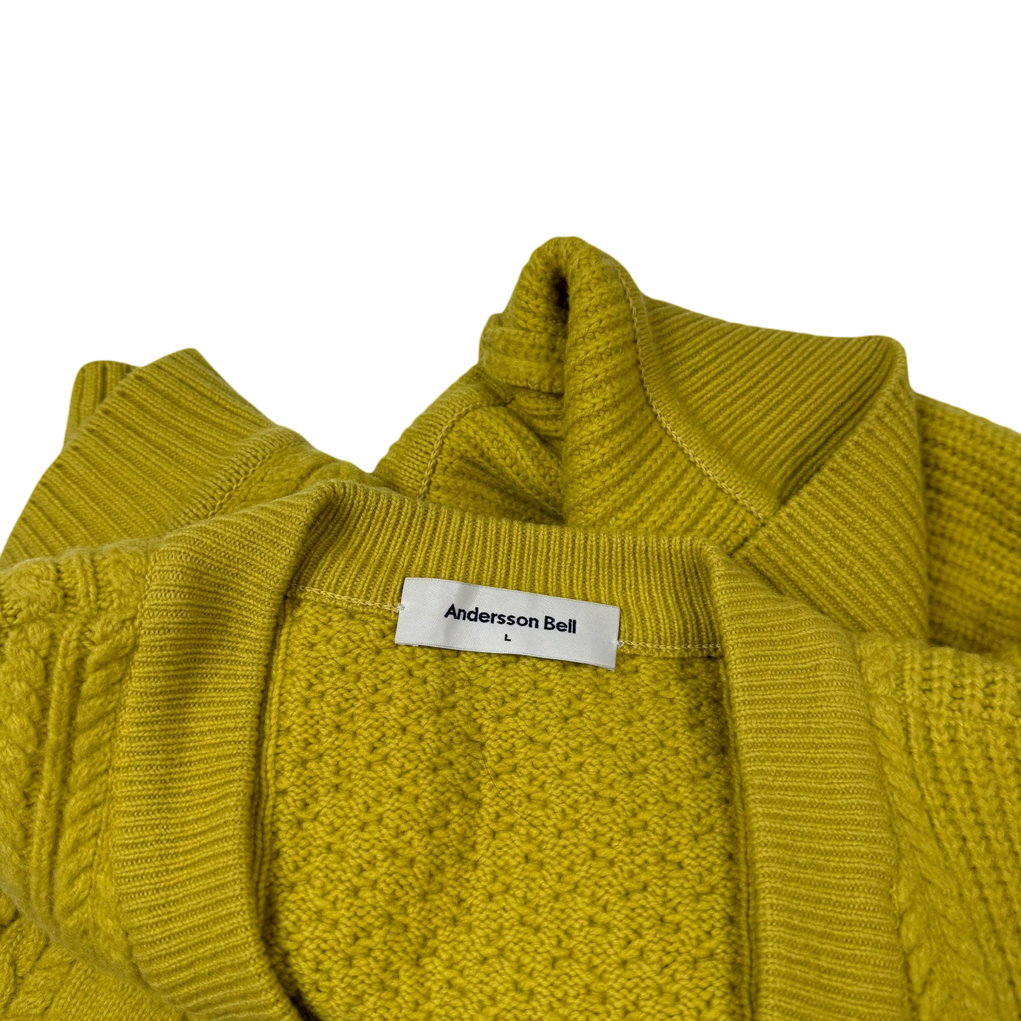 Andersson Bell Brushed Air Wool Vest Yellow (Size L)