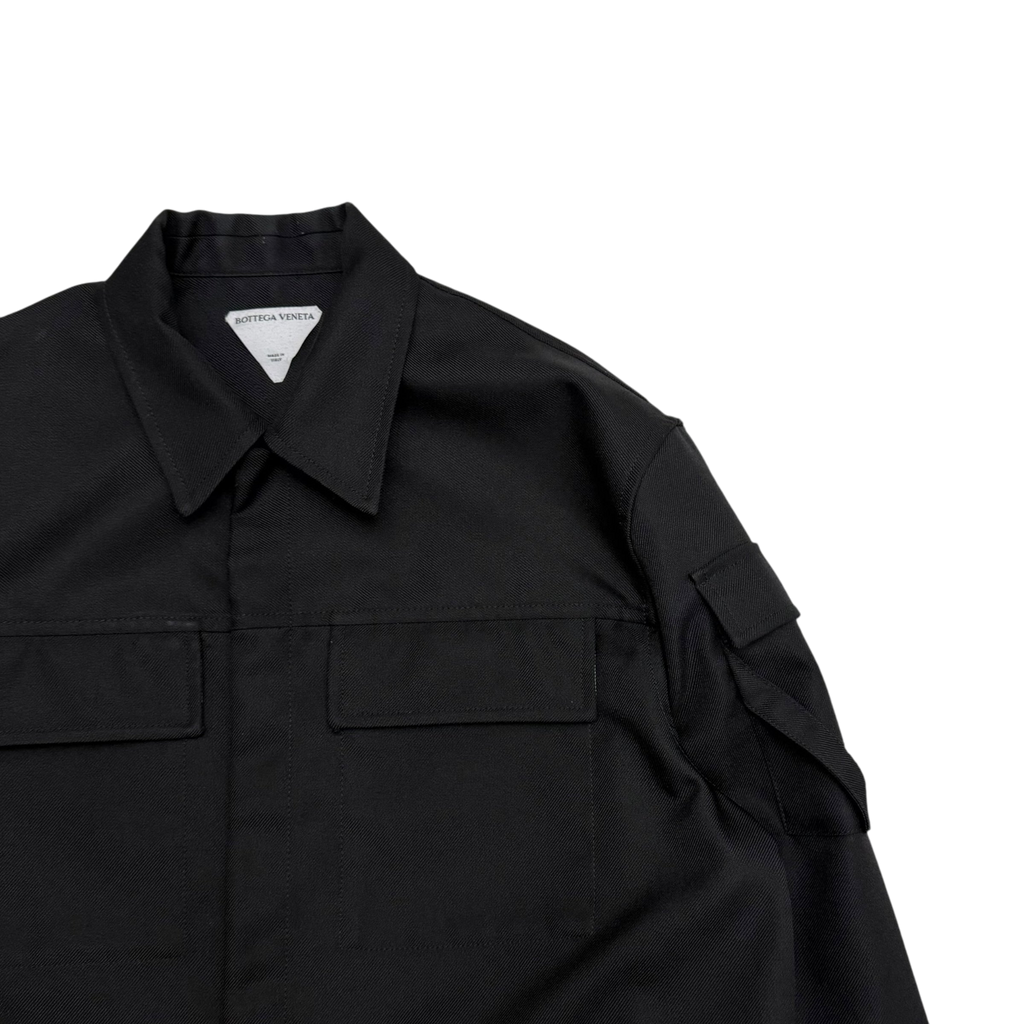 Bottega Veneta FW22 Over-Shirt /Jacket Black (fits L-XL)